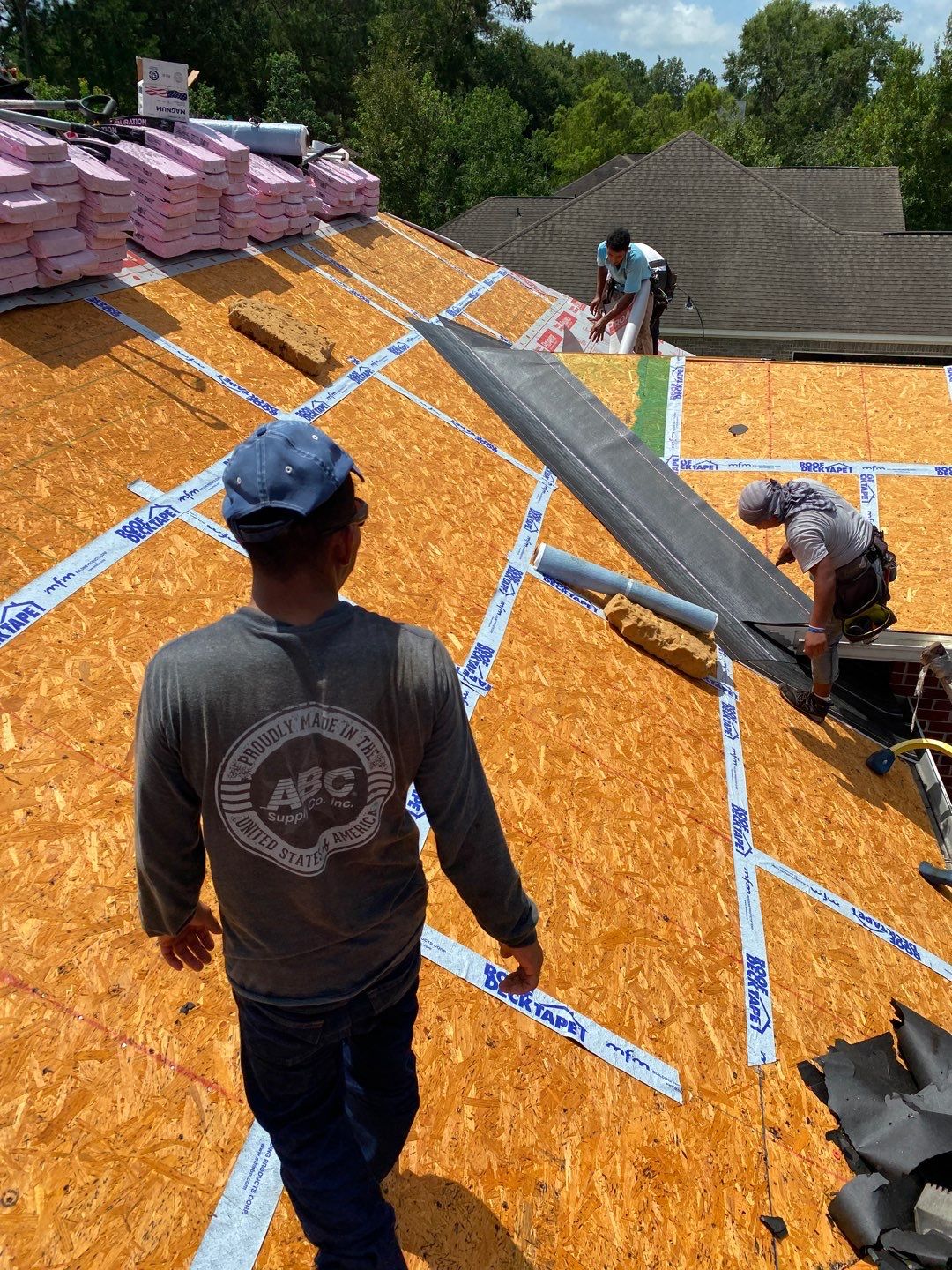 Commercial Roofing Installation using Roof Replacement by American Roofing & Construction LLC