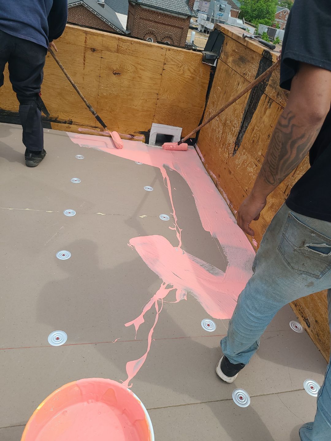 Alexandria: Carlisle Syntec TPO Flat Roof Installation by RM Banning, Inc.