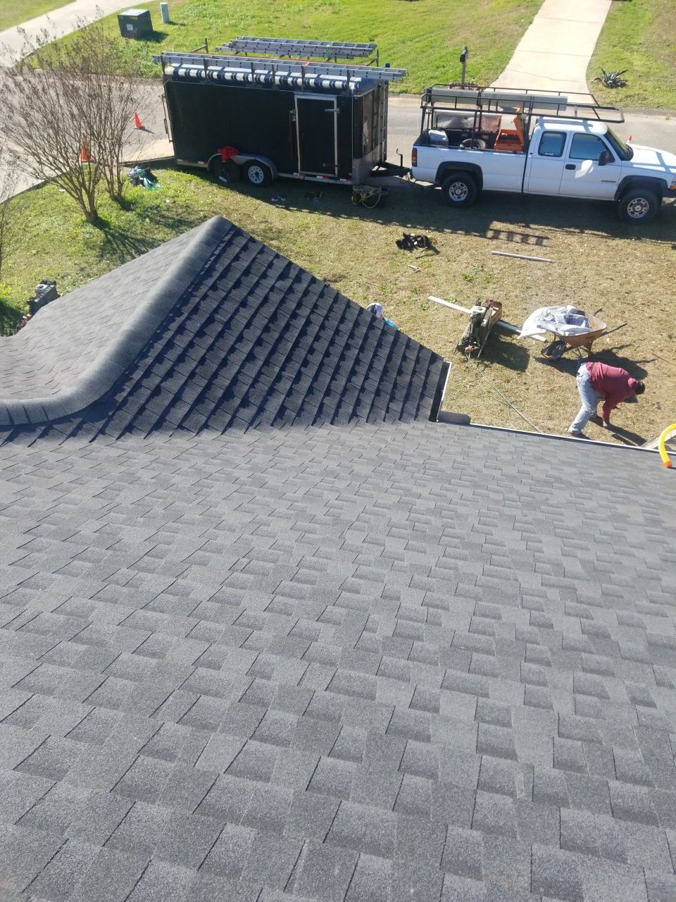 Residential Roofing Installation using Roof Replacement by American Roofing & Construction LLC