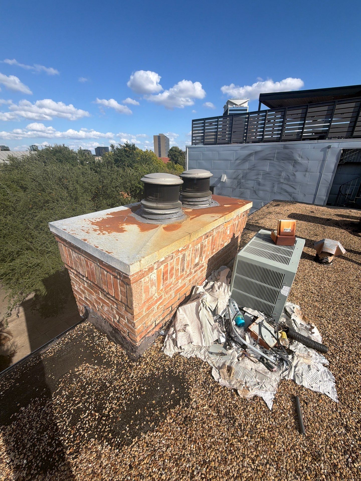 Comprehensive Roof Replacement for Dallas Residential Flat Gravel System by Rich the Roofer LLC