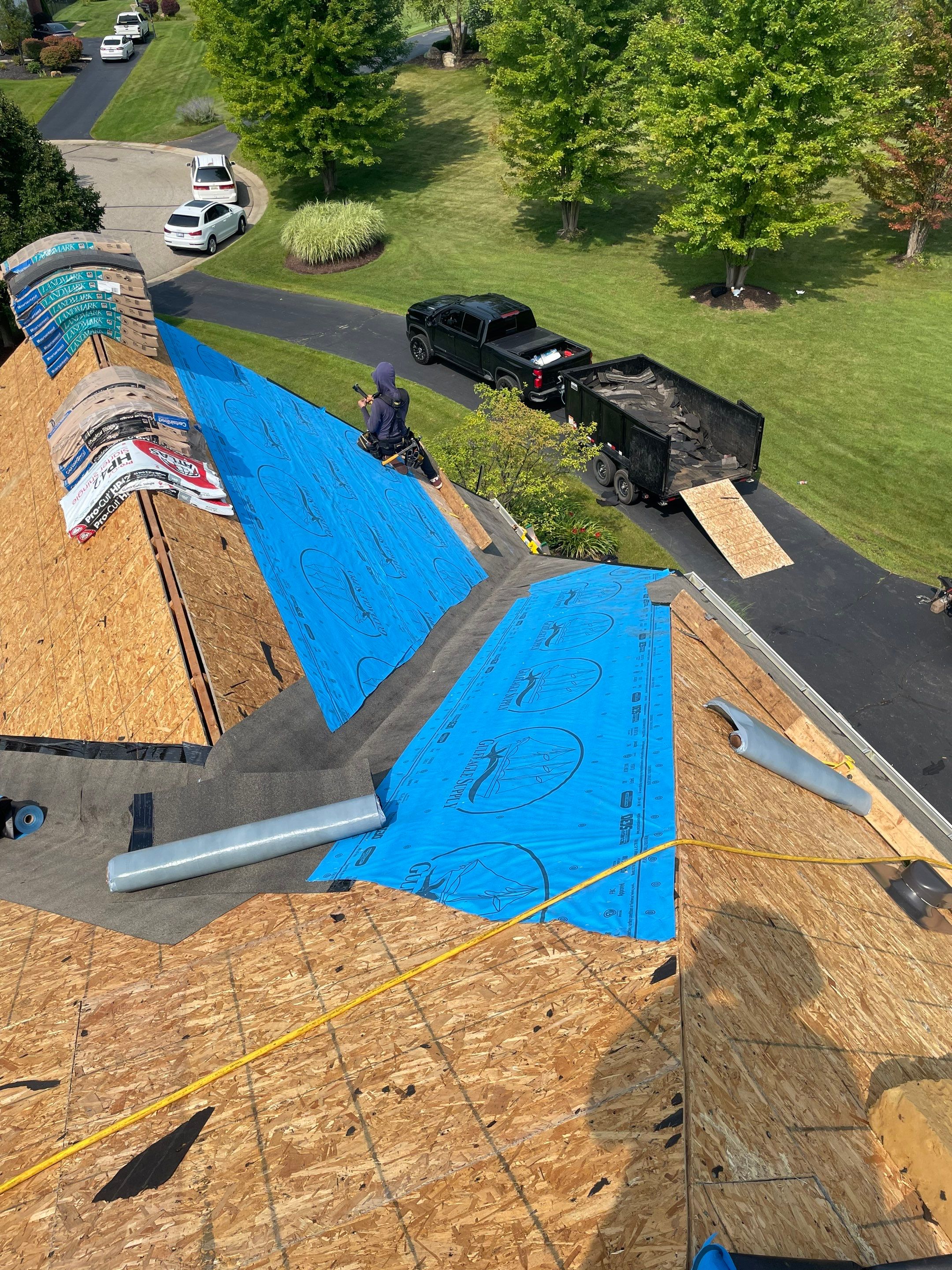 Roof Replacement using CertainTeed Landmark by 180 Contractors