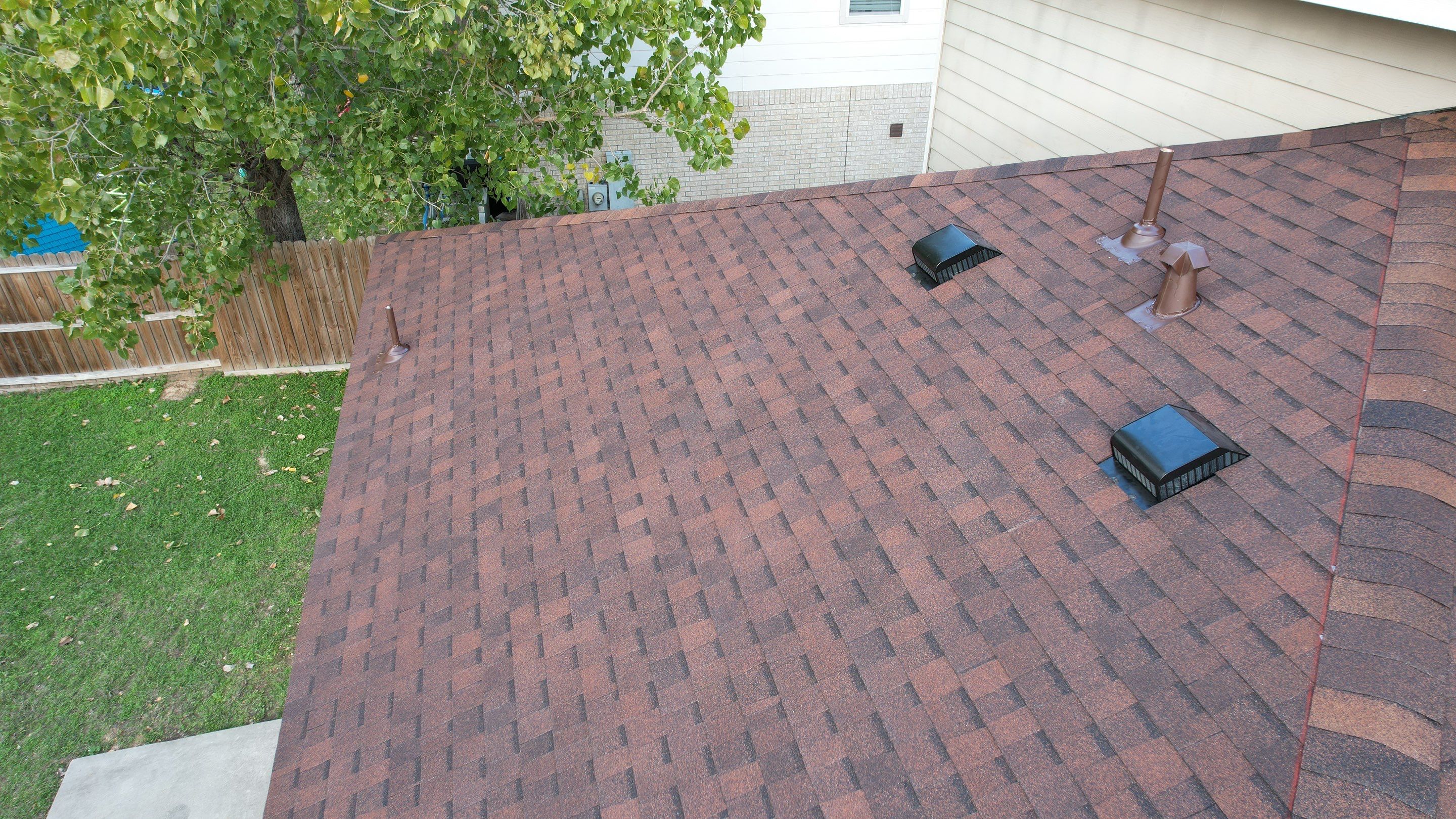 Autumn-Red Shingle Roof Replacement — Spring, TX by PL Roofing & SB Roofing, LLC.