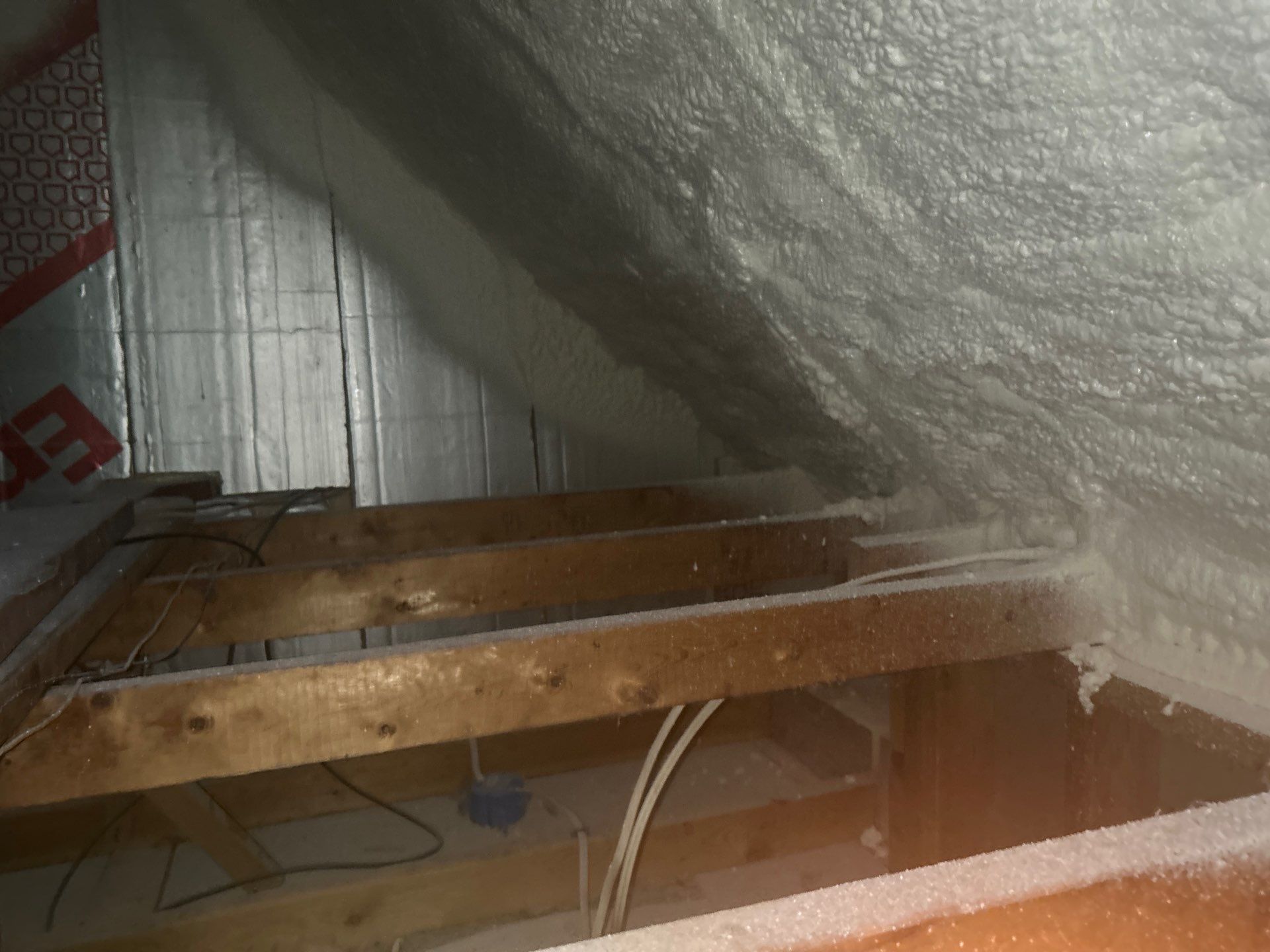 Attic Insulation using Closed Cell Spray Foam by NYS Foam & Energy