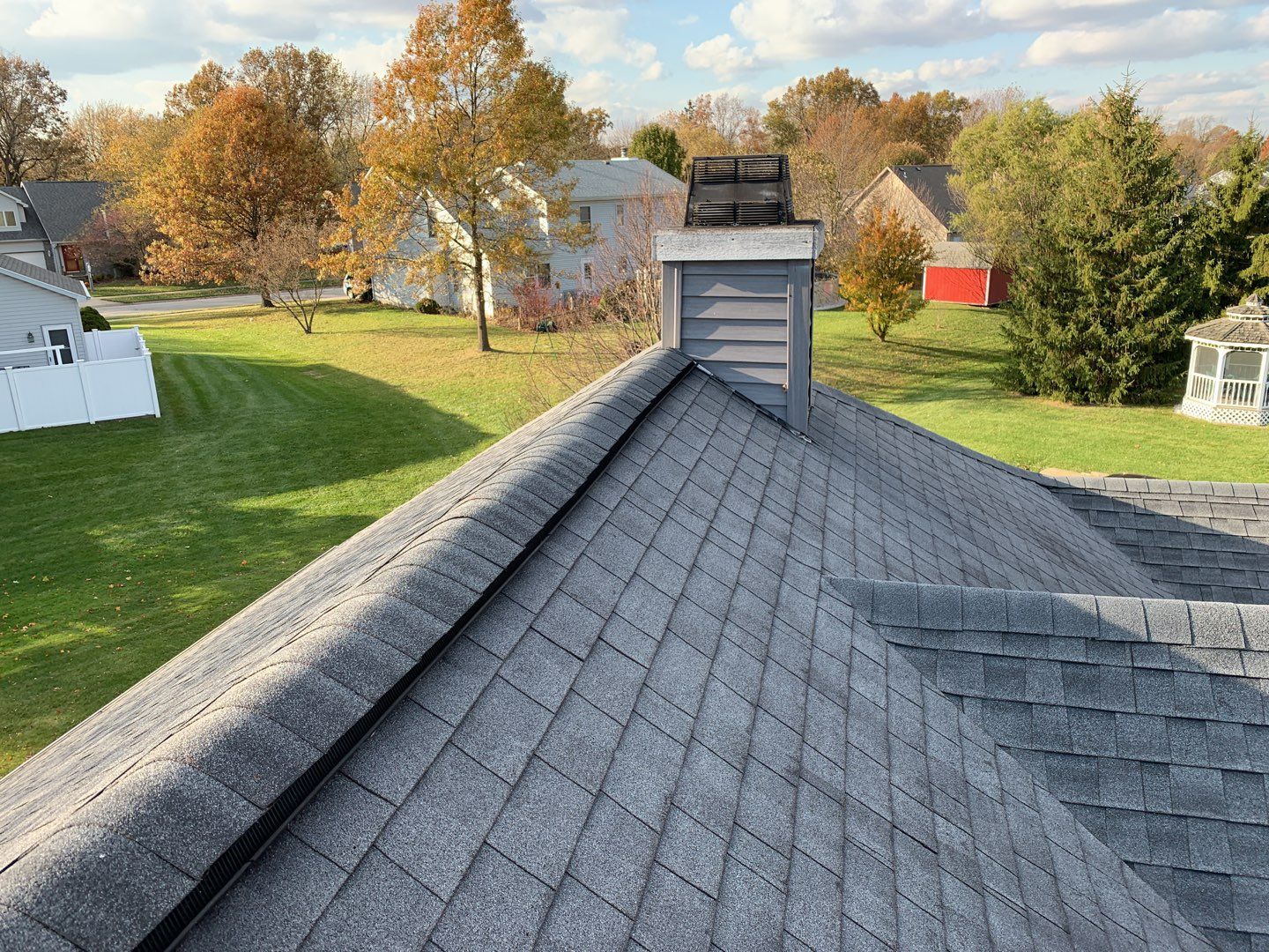 Black Frost Exposed Fastener Metal Roof in Fort Wayne, Indiana by 4Ever Metal Roofing