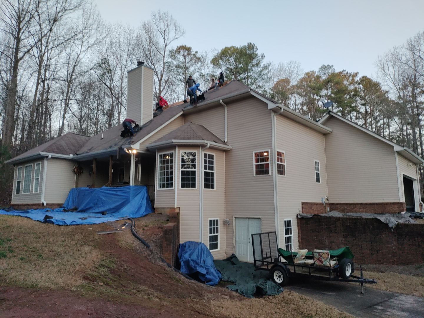 Residential Roofing Installation using Owens Corning by Inspector Roofing and Restoration