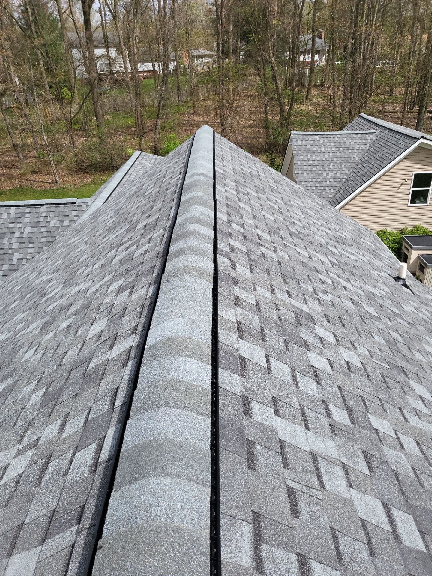 Atlas Pinnacle, Color, Coastal Granite, Drip Edge, Color, Black by Eagle Eye Roofing