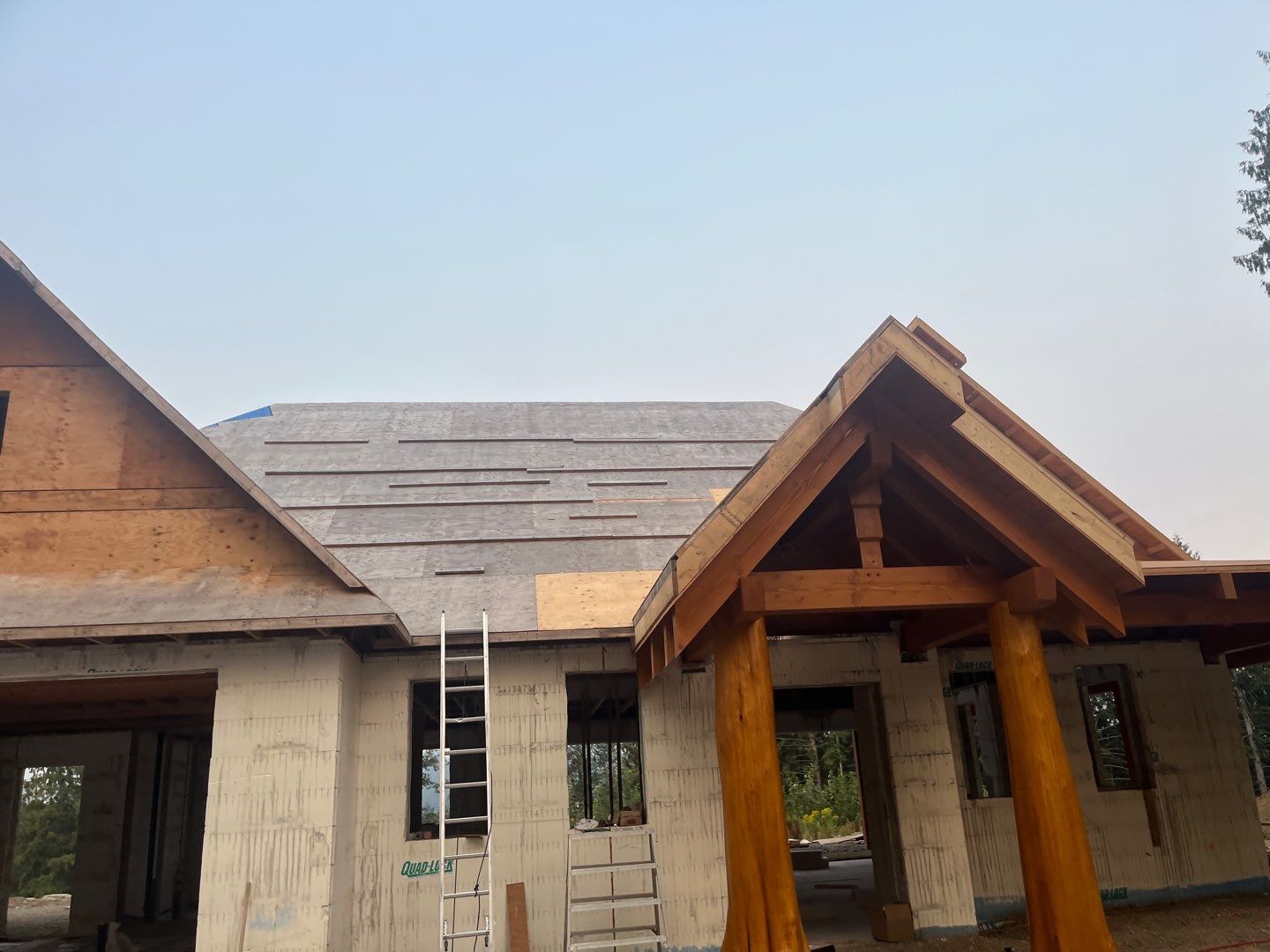 Residential Roofing Installation using 12" Prolok metal by Top Notch Roofing Inc