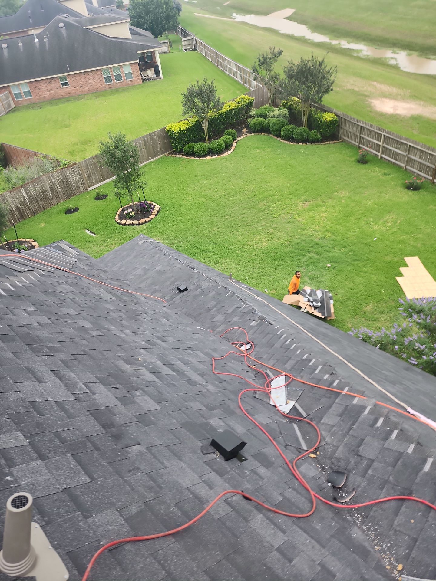 Residential Roofing Installation using Owen's Corning Duration (Lifetime) Shingles by Roof Repair Company