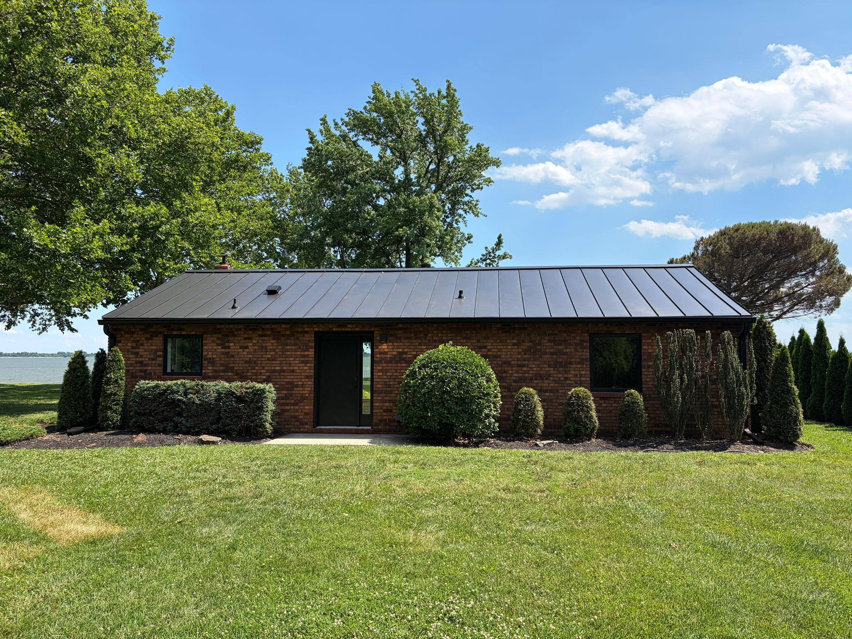 Residential Roofing Installation using Standing Seam Metal Roof | Mechanically Fastened | 24 Gauge by Matter Construction, LLC