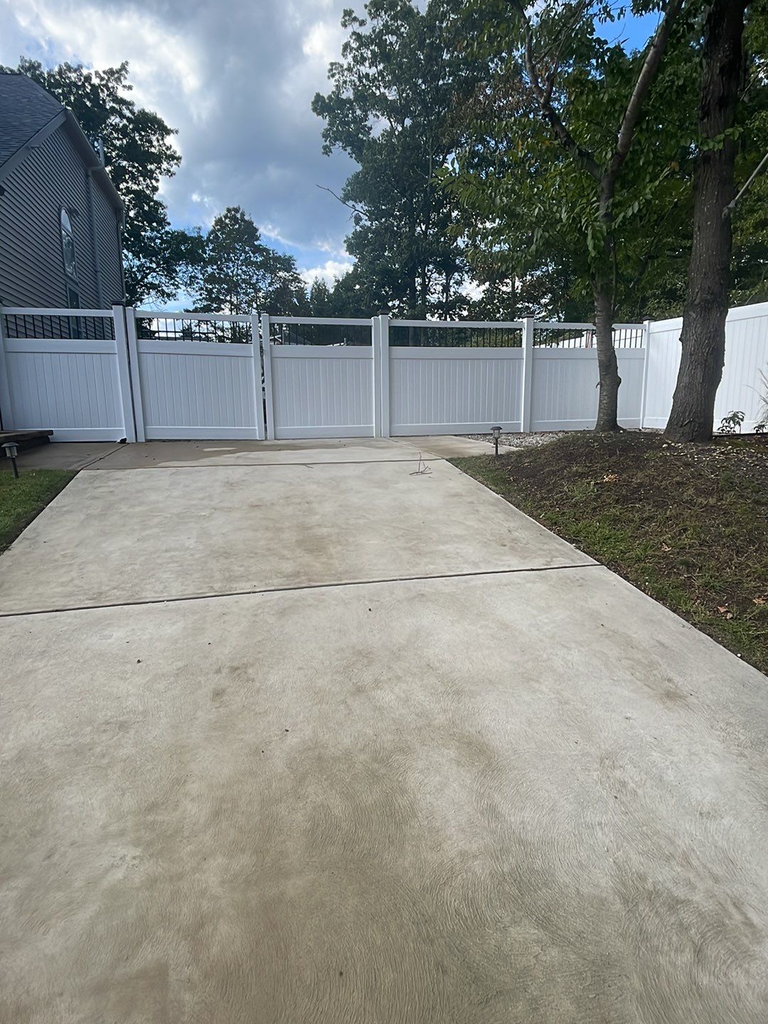 Amazing transformation-House SoftWash & concrete Cleaning by SJ Exterior