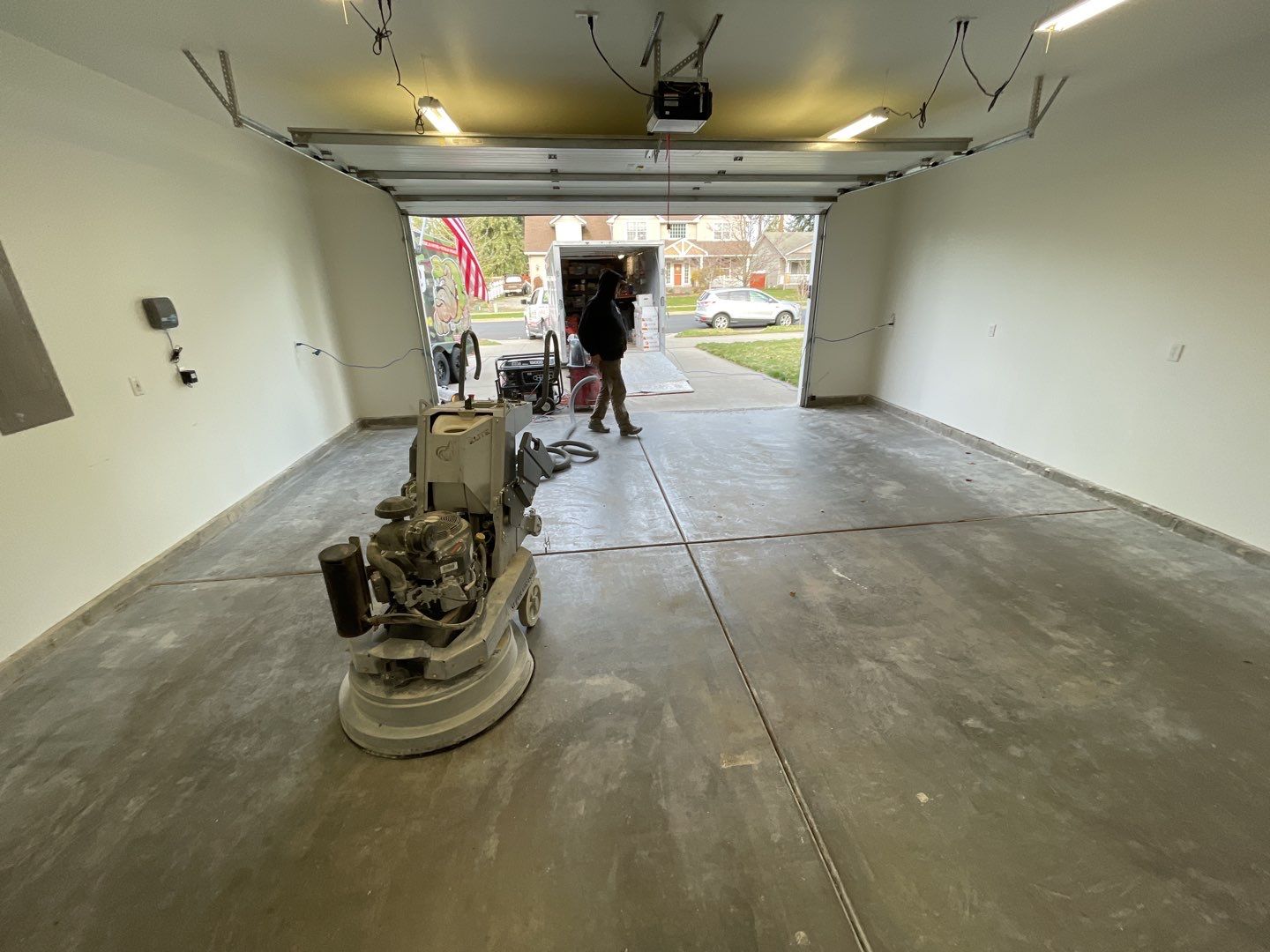 Garage Transformation using Silver Creek by Croc Coatings, LLC