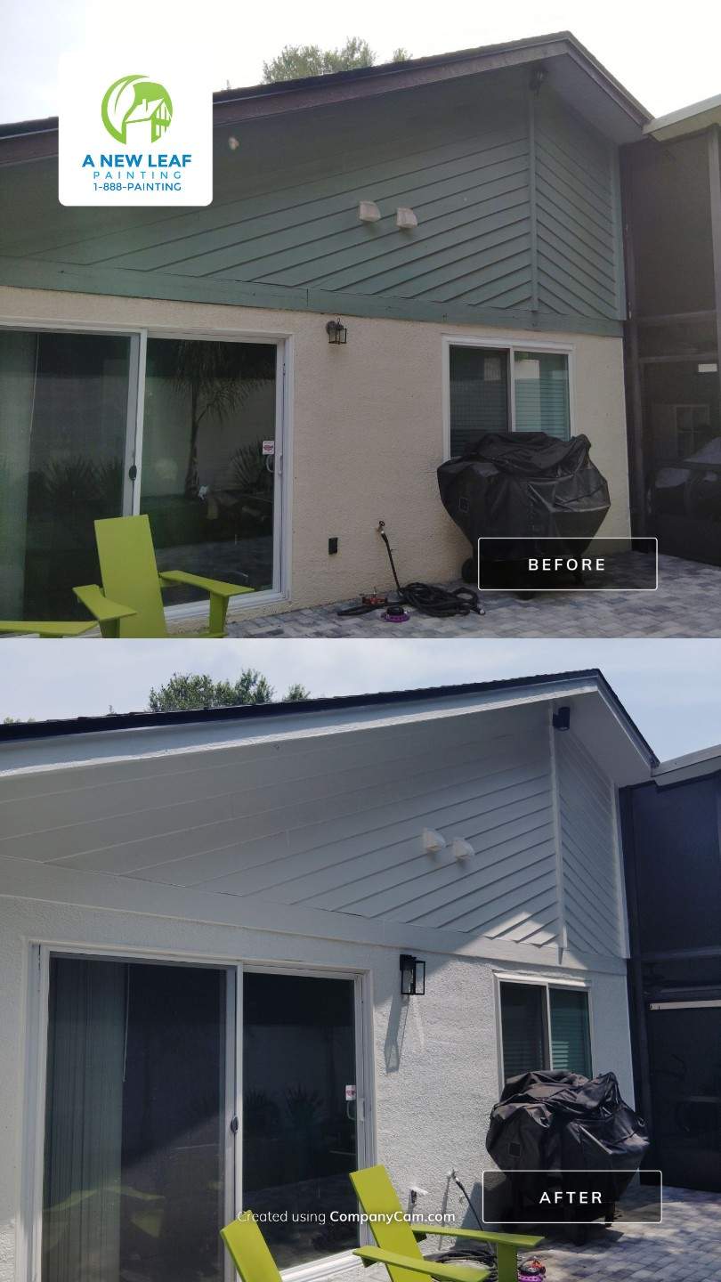 Sawgrass, Ponte Vedra Beach | Before & After – Complete Exterior Painting Transformation by A New Leaf Painting, LLC