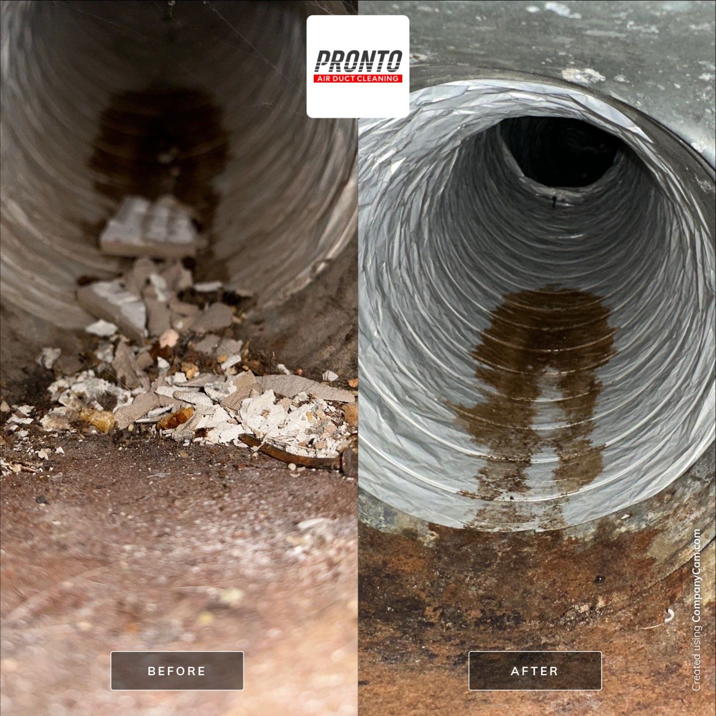 Air duct & Dryer Vent cleaning using Hypervac by Pronto Air Duct Cleaning