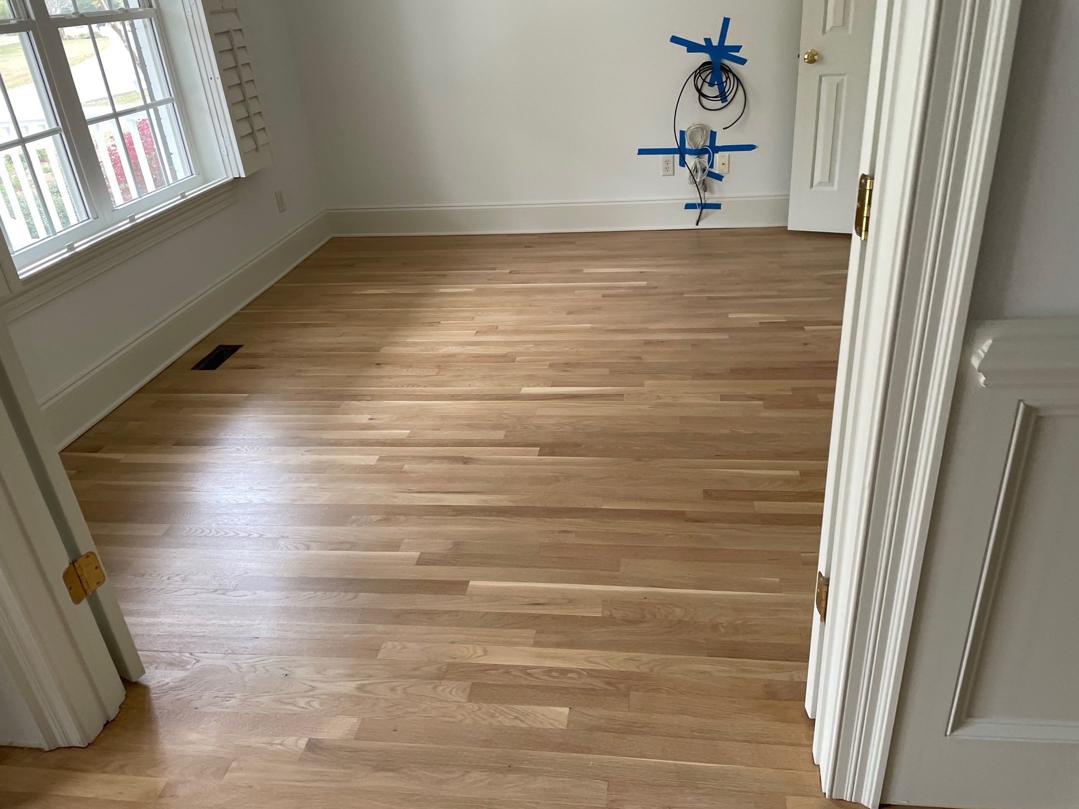 Sand and Refinish using Bona Waterbased by Footprints Floors of Coastal Carolina