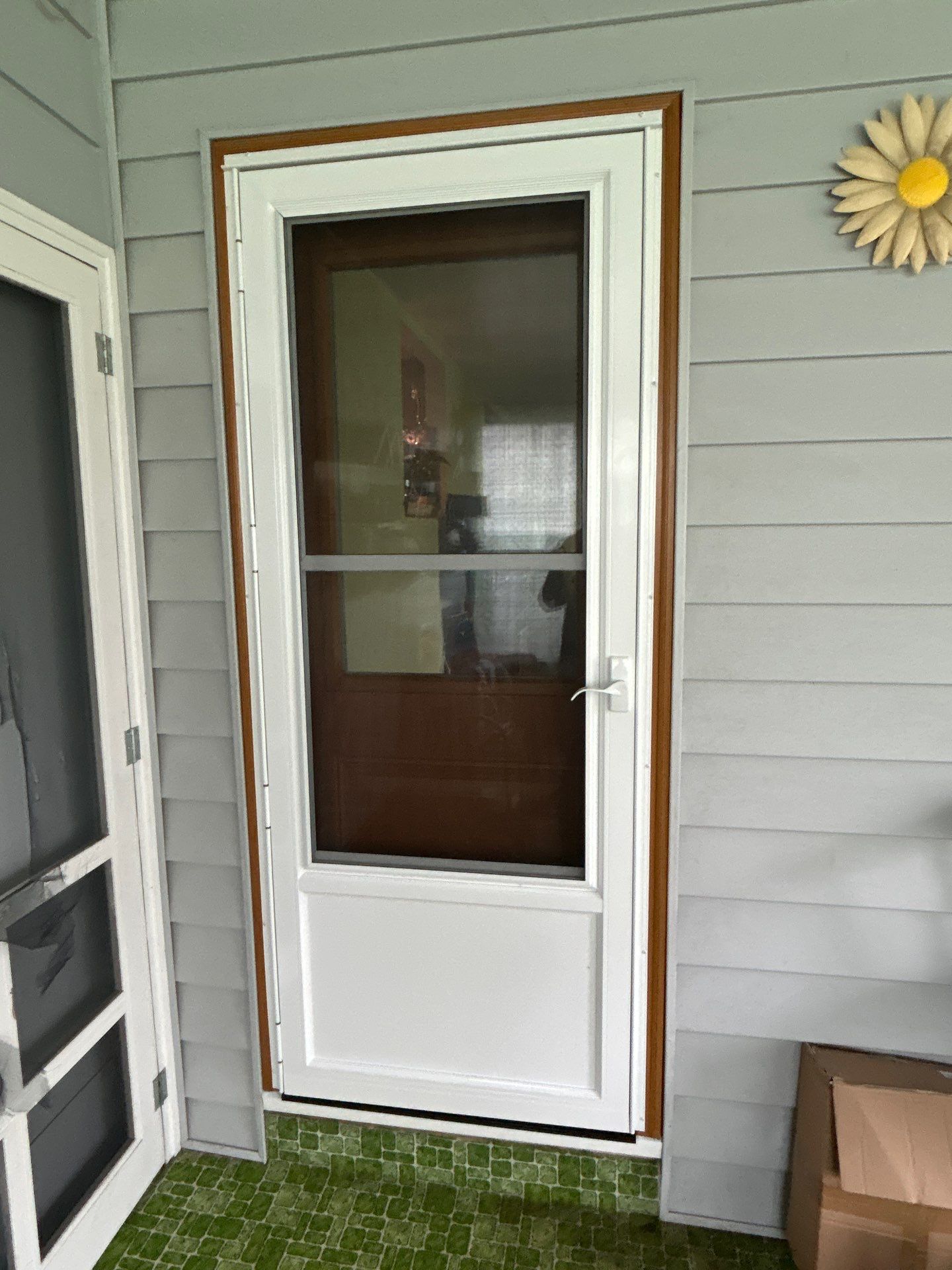 Door Installation using Pella Exterior door  by United Windows and Siding LLC