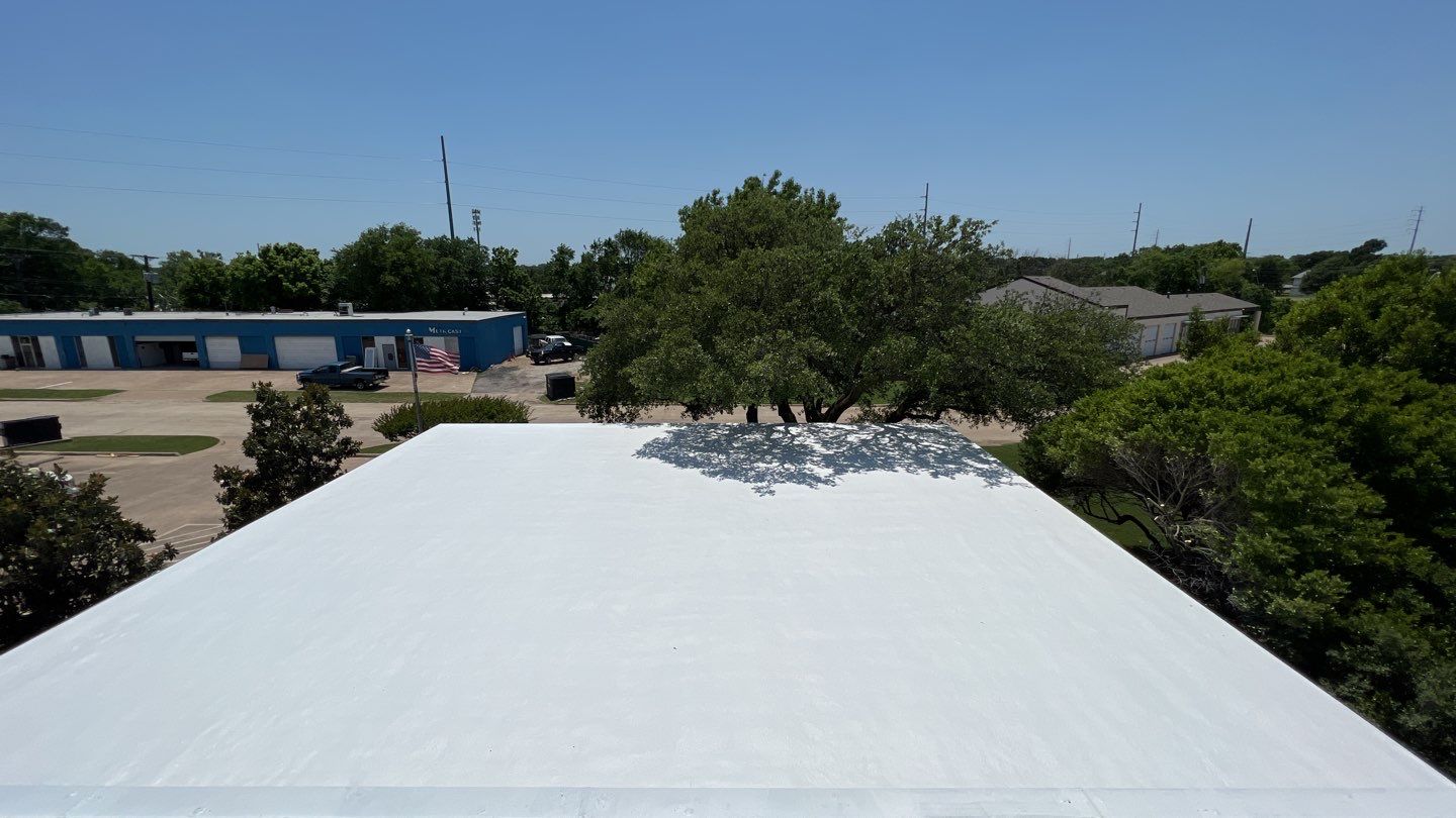 Foam & Metal Roof Restoration – Thermo Sensors (Garland, TX) by All Star Roofing LLC