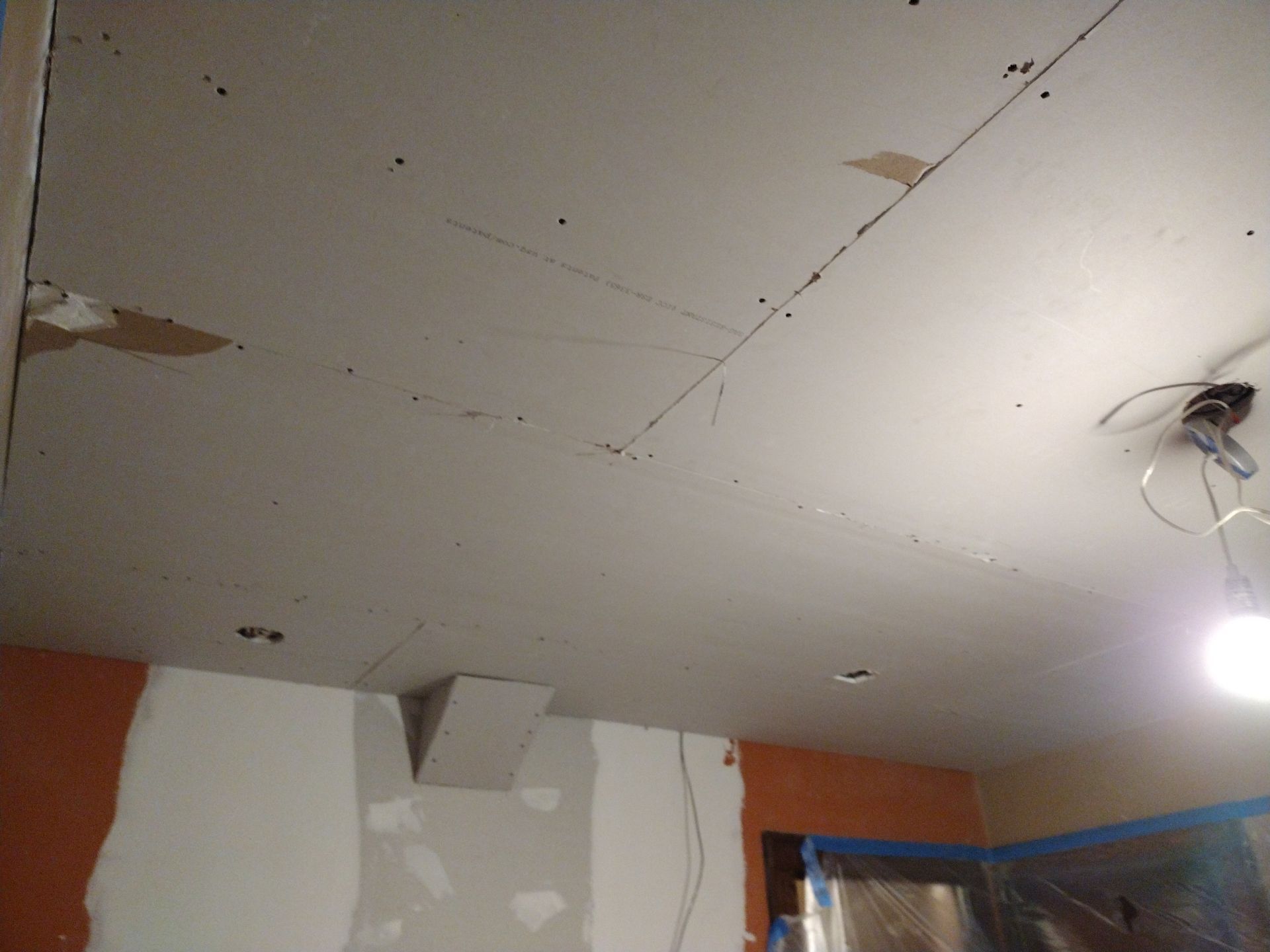 Shower Remodel & Ceiling Restoration – Correcting Water Damage and Rebuilding Right by Johnny Five Construction 