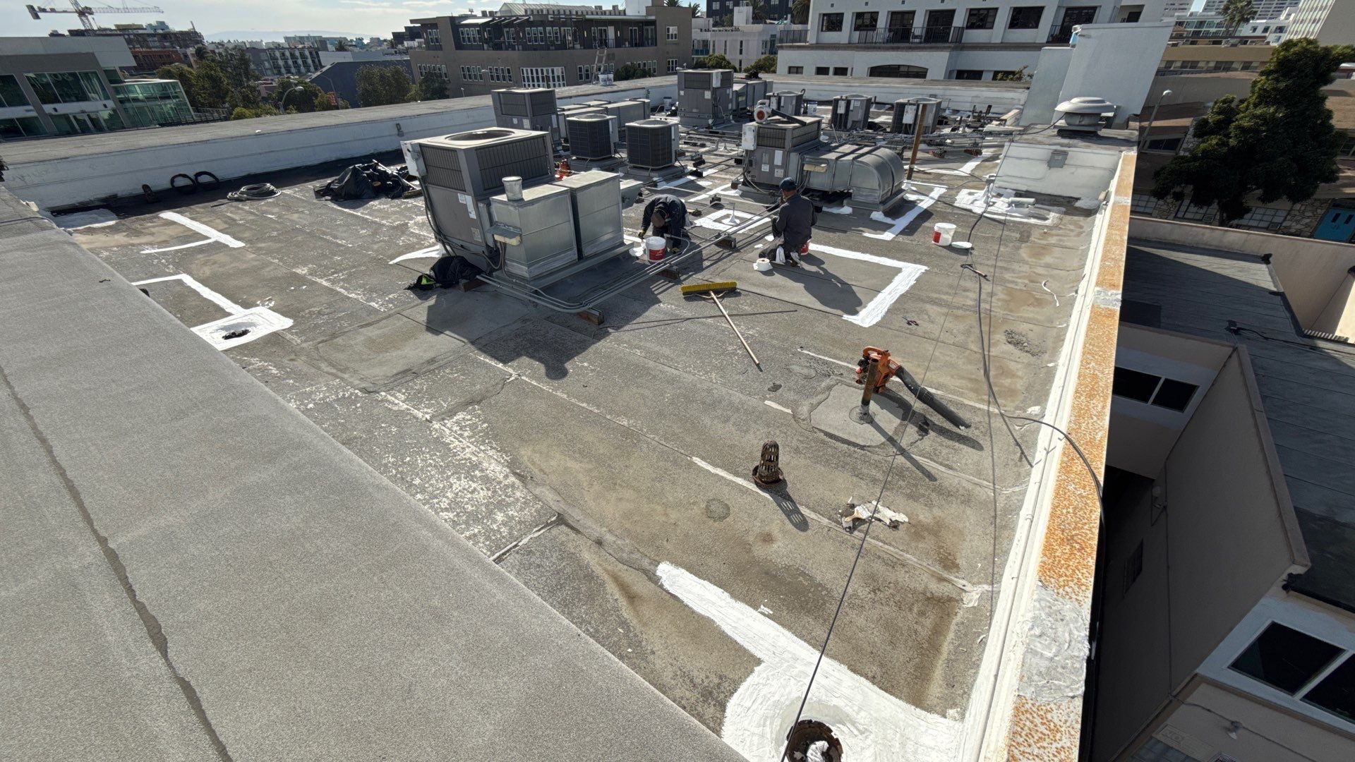 Pre-school in Santa Monica - Waterproofed with ASC Silicone Membrane System by Hull Brothers Roofing