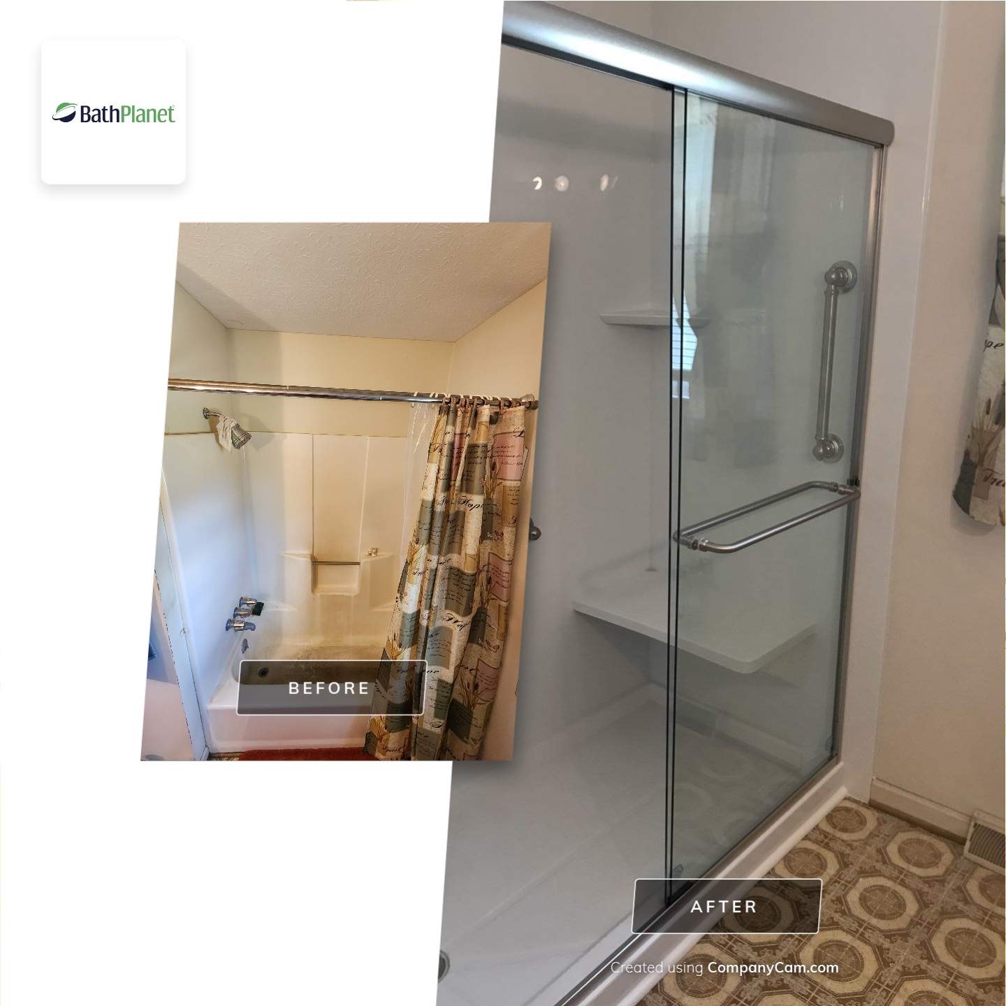 Tub to Shower by BathPlanet SW Virginia