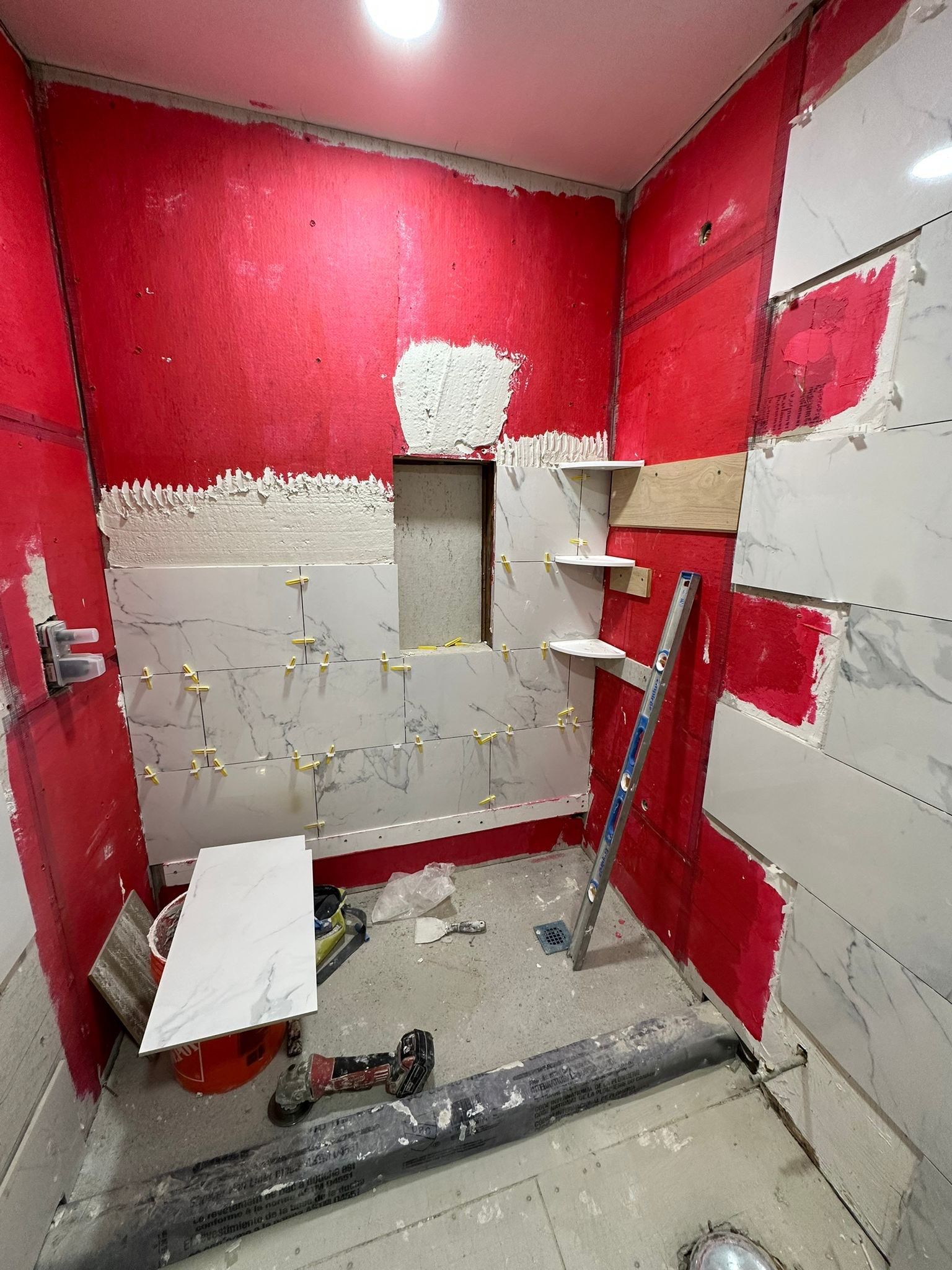 Bathroom Remodel using Tile by Home Concepts Construction