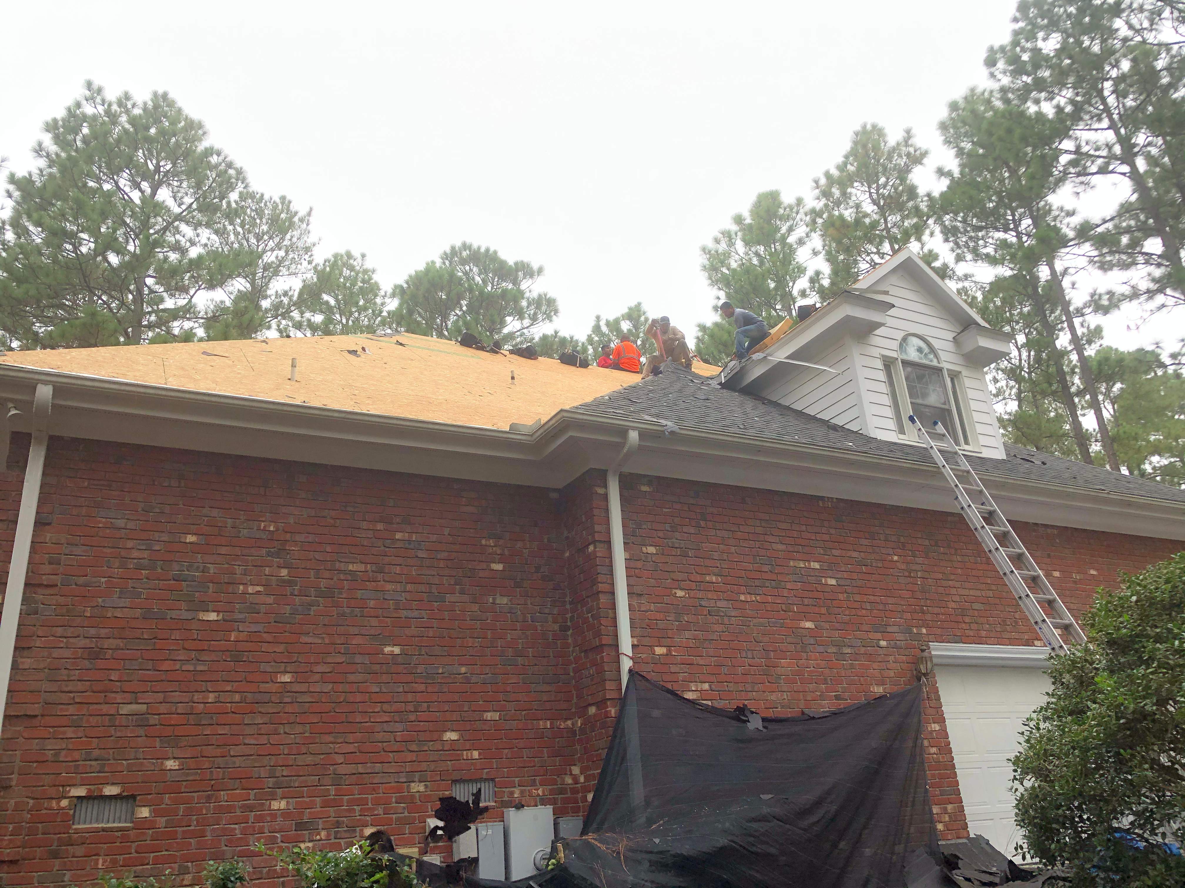 Residential Roofing Repair / Hail Damage by American Roofing NC