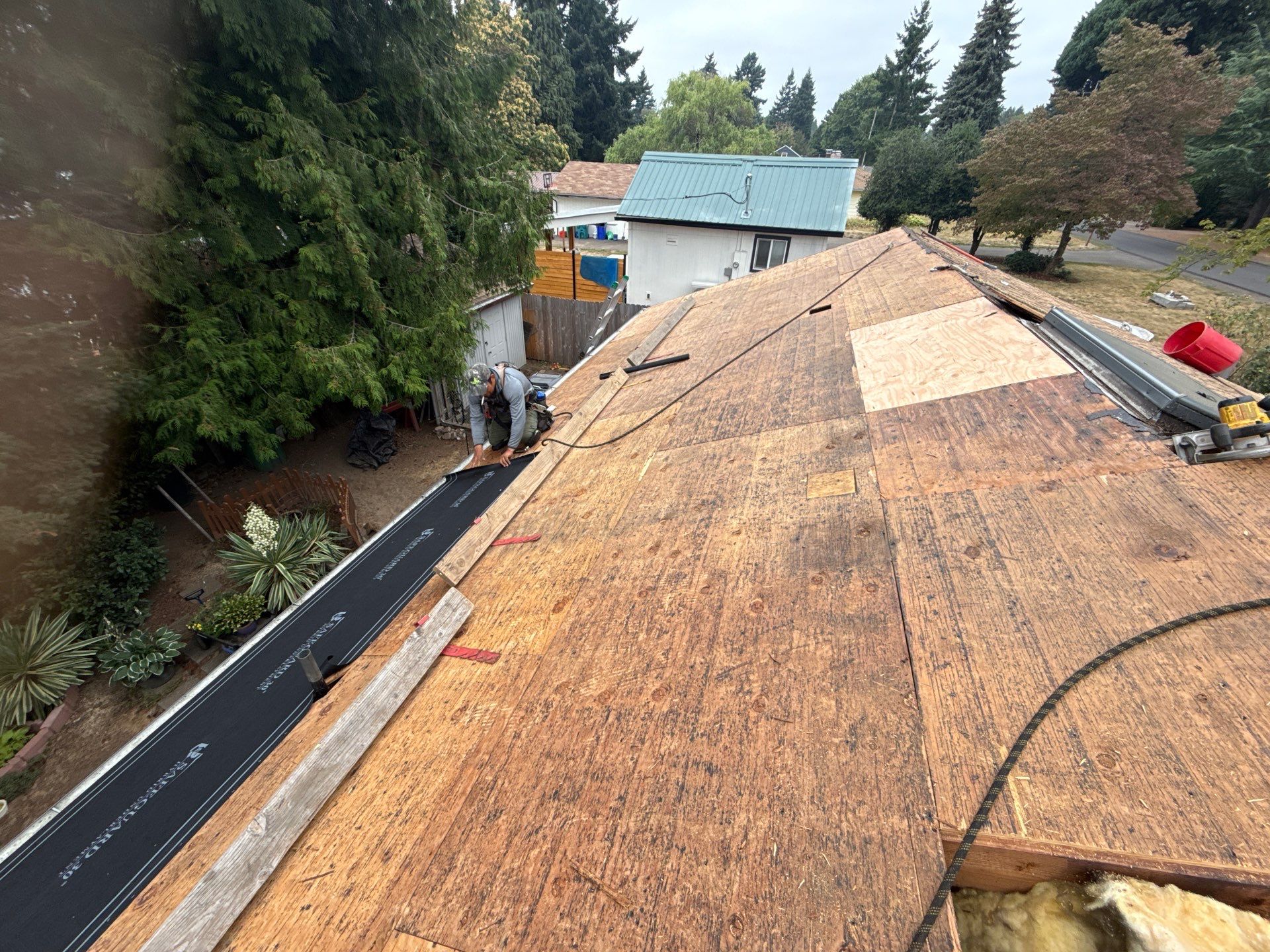 Project in Milwaukie by Tom Leach Roofing