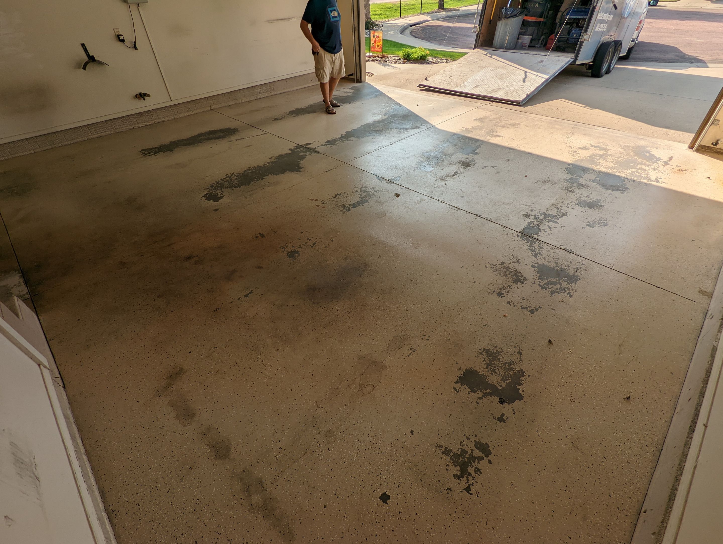 Garage using Mediterranean by Select Painting, Coatings & Garage Cabinets