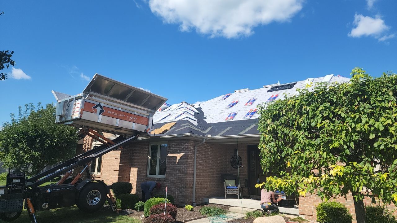 Residential Roofing Installation using GAF Timberline HDZ Weathered Wood by Nitro Roofing and Construction