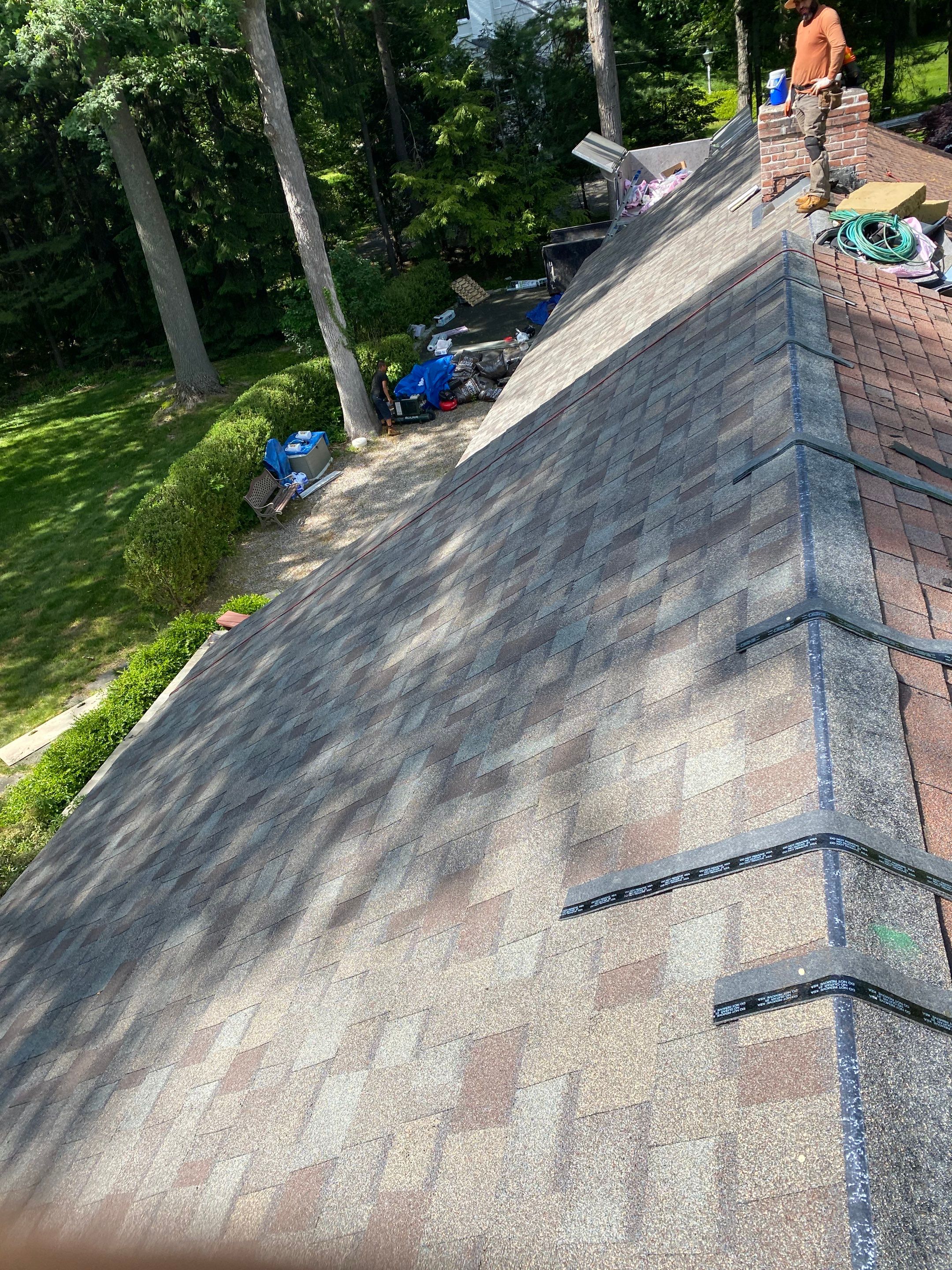 Commercial Roofing Installation using Owens Corning Duration Driftwood by A Plus Exterior