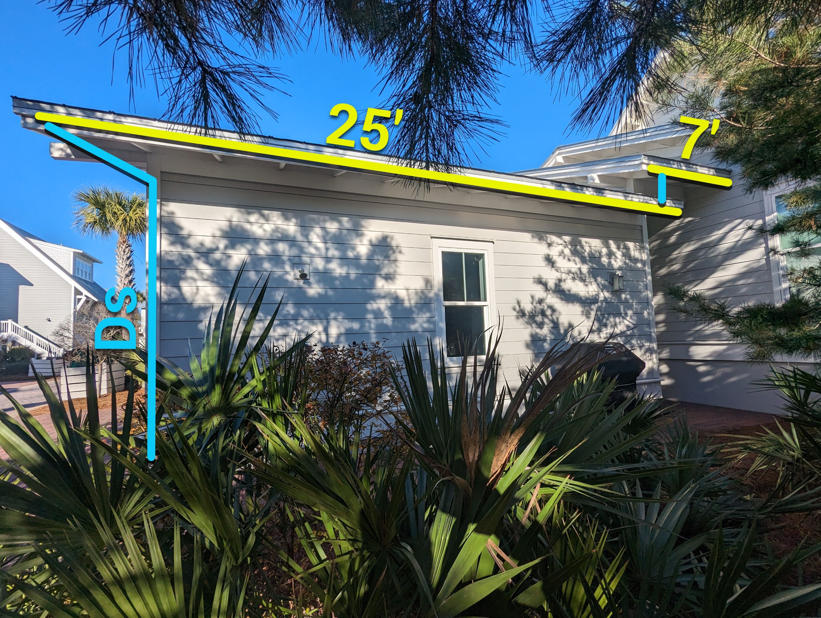 White Half-Round Gutters Installation in Rosemary Beach, FL  by Gutter Professors