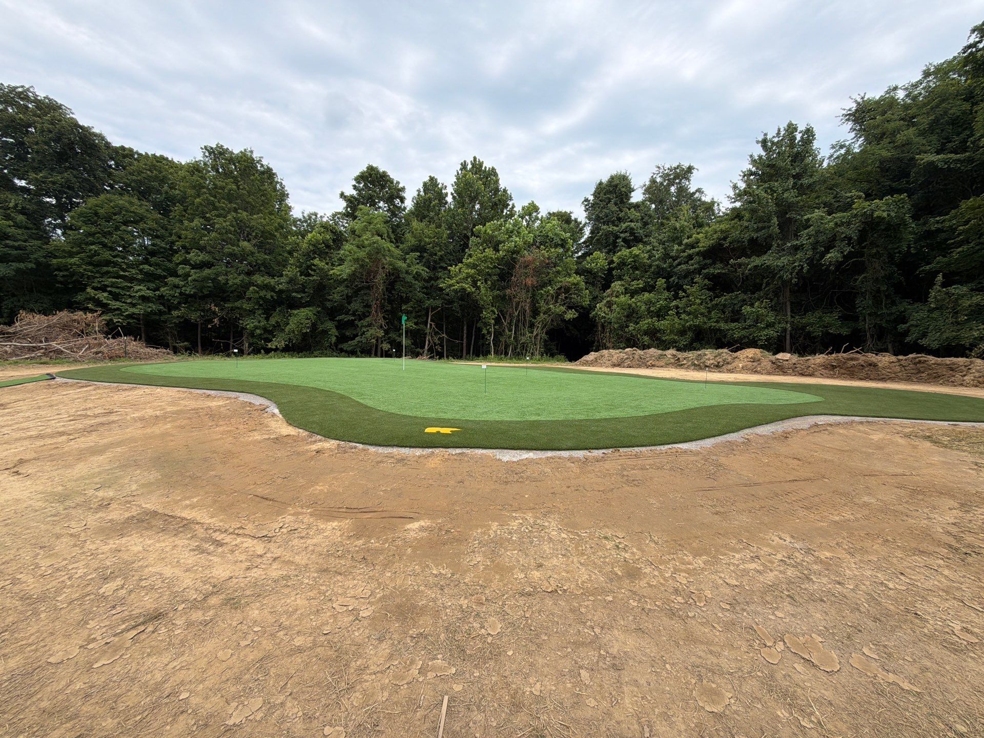 Custom Replica Golf Green and Tee Boxes in Batavia, Ohio by Southwest Greens Midwest
