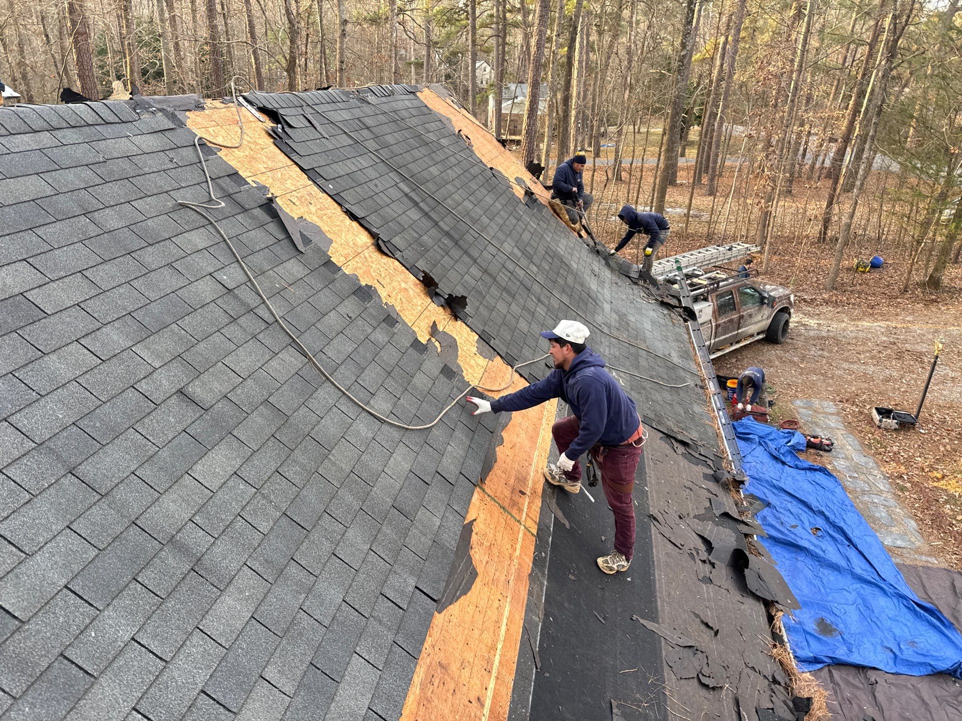 Architectural Shingle Roof and New Siding Installation in Richmond by Cade Construction