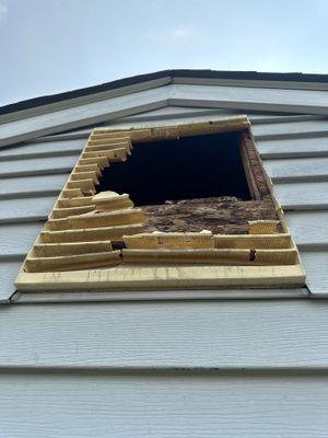 Vinyl Siding and Wall Sheathing Repair in Frederick