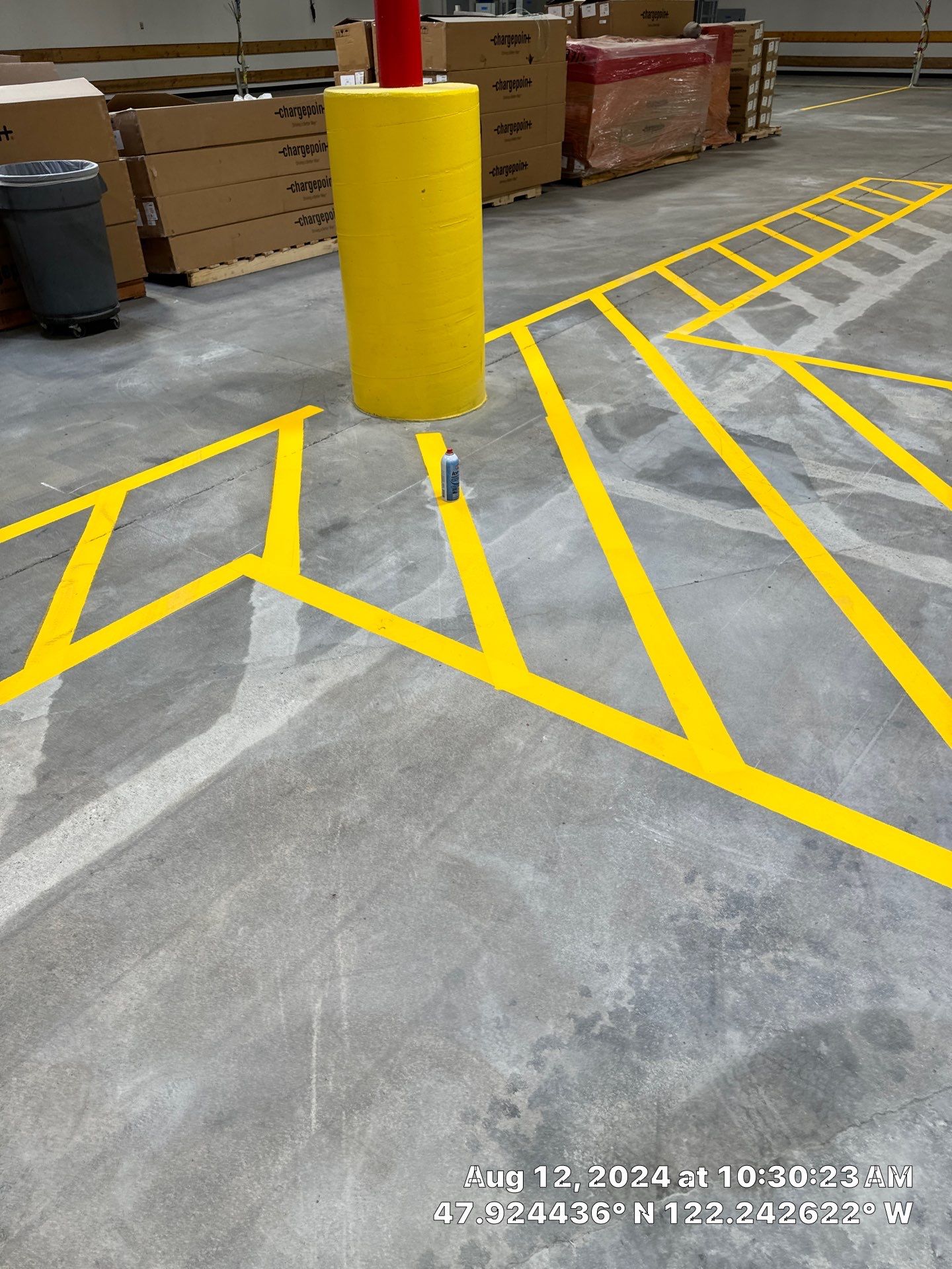 USPS Asphalt Patch Repair, Indoor Parking Lot Sandblast, Outdoor Parking Lot Sealcoating & Indoor/Outdoor Parking Lot Striping  by Jireh Asphalt & Concrete Inc 
