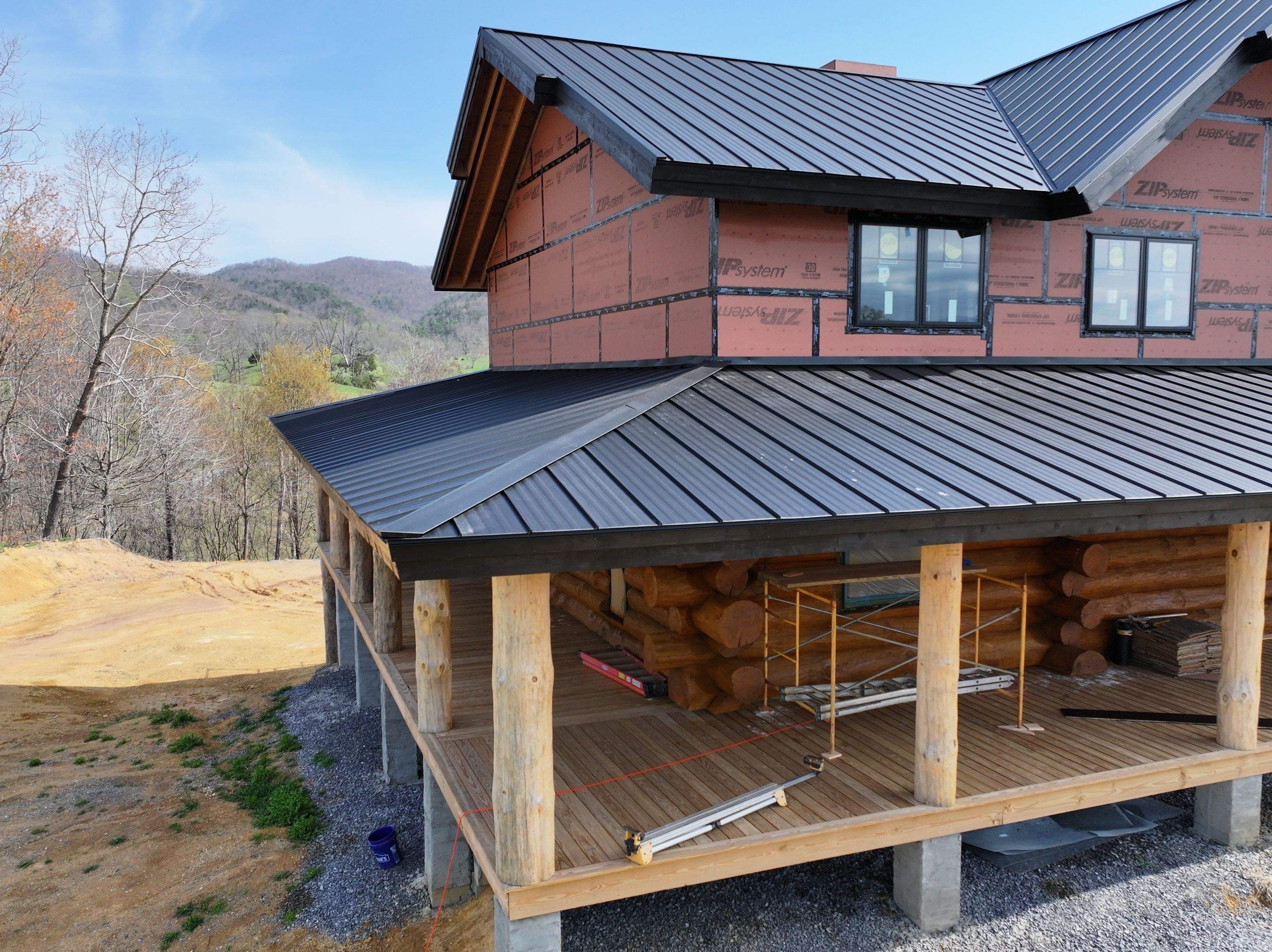 Black Frost Standing Seam by Omnia Roofing