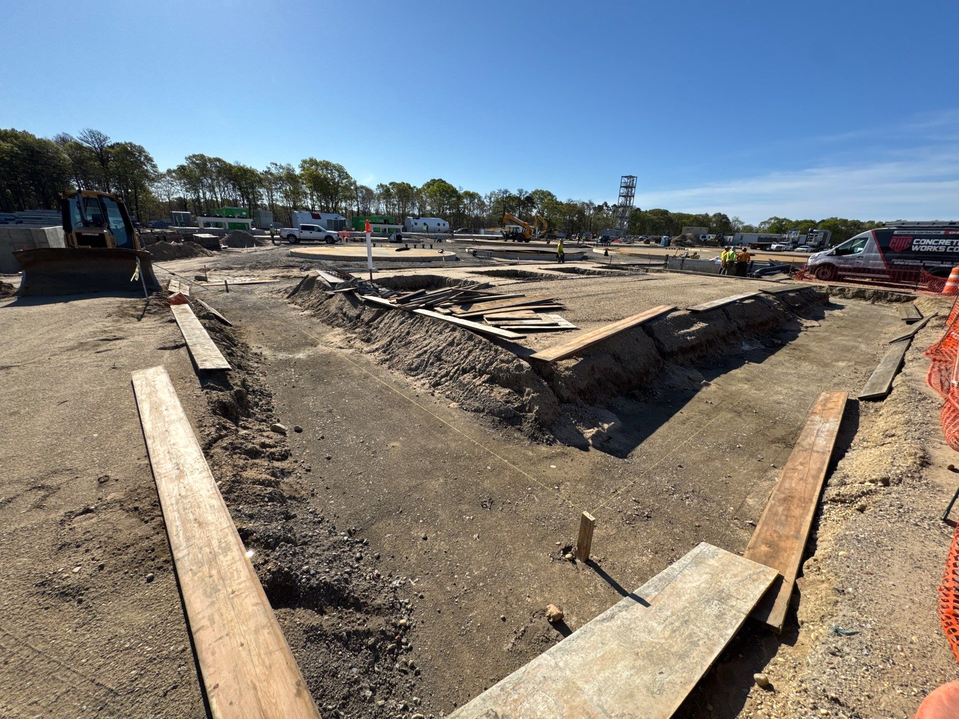 Project in Yaphank, NY by Concrete Works Corp