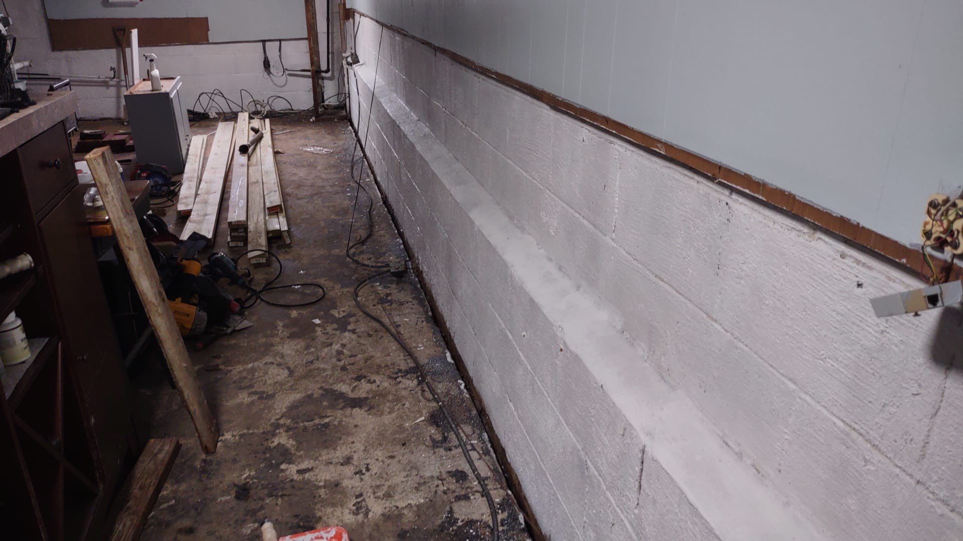 Basement Remodel using Tile by Home Concepts Construction