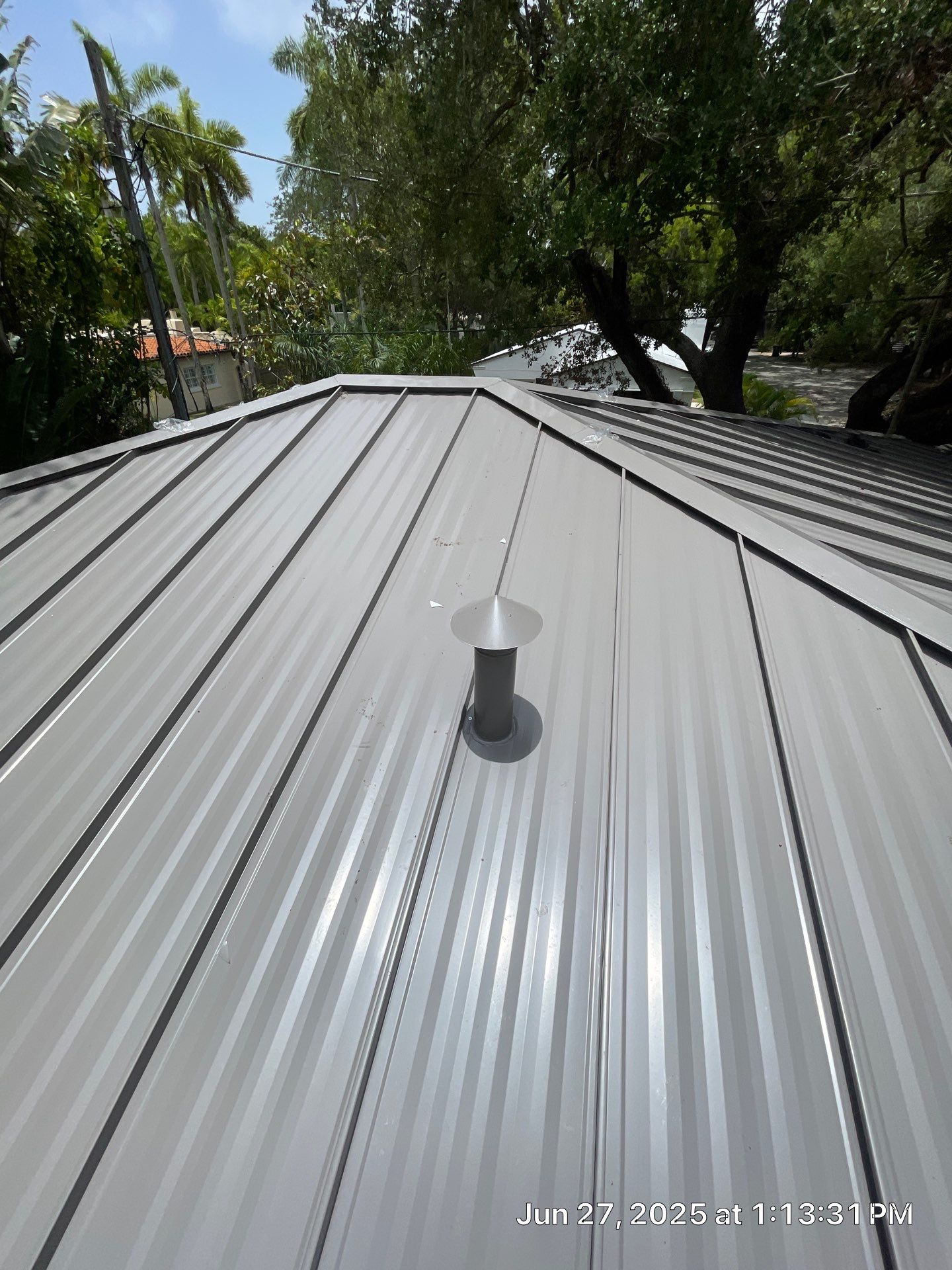 Metal Roof - Galvalume - Slate Gray by Istueta Roofing