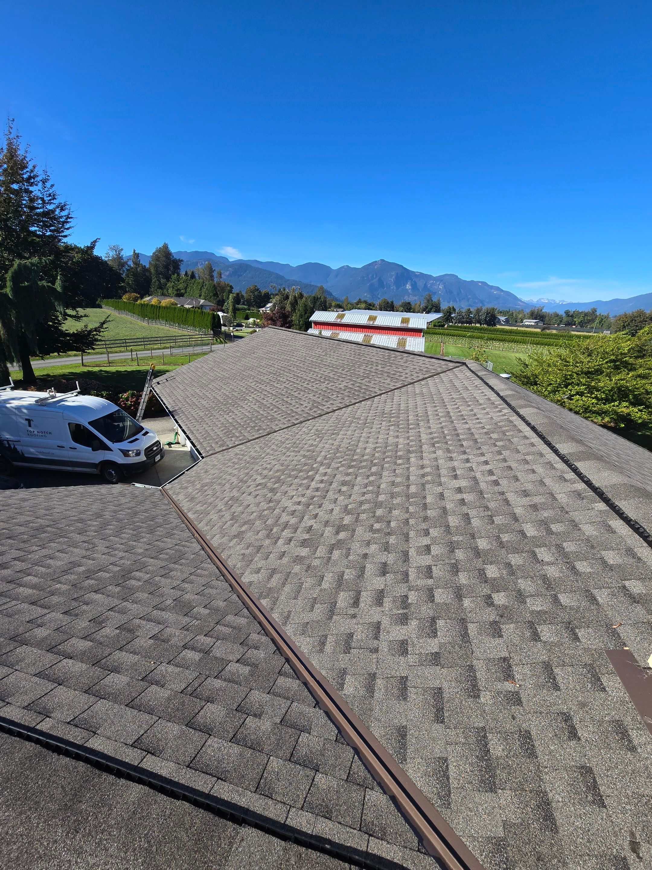 Residential Re-Roof using GAF Timberline HDZ Driftwood by Top Notch Roofing Inc