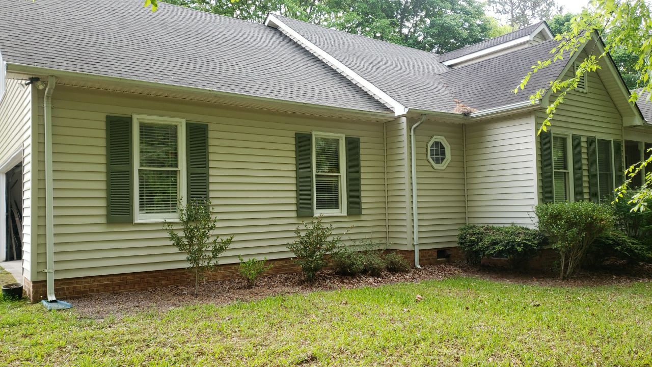 House Wash using cleaner by Power Wash Masters LLC
