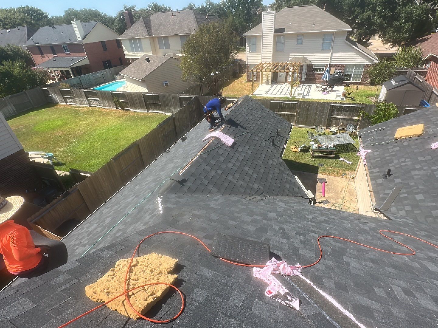 Residential Roofing Installation using Owen's Corning Duration (Lifetime) Shingles by Roof Repair Company
