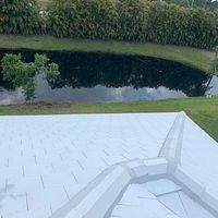 Boral Saxony 900 Ultra White  by Total Roofing System The Metal Roof Experts