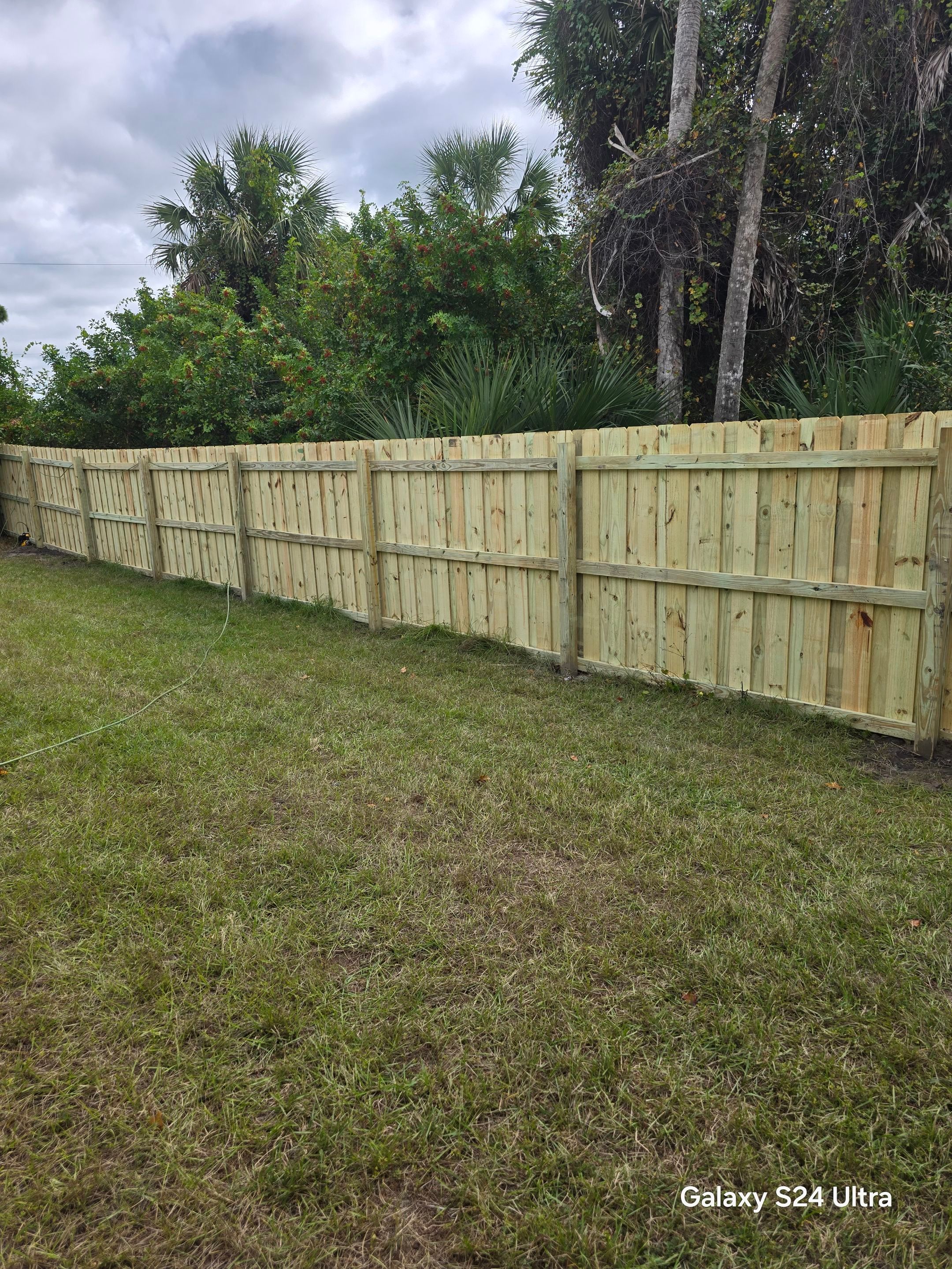 Wood Fence Install in North Port by True Fence LLC