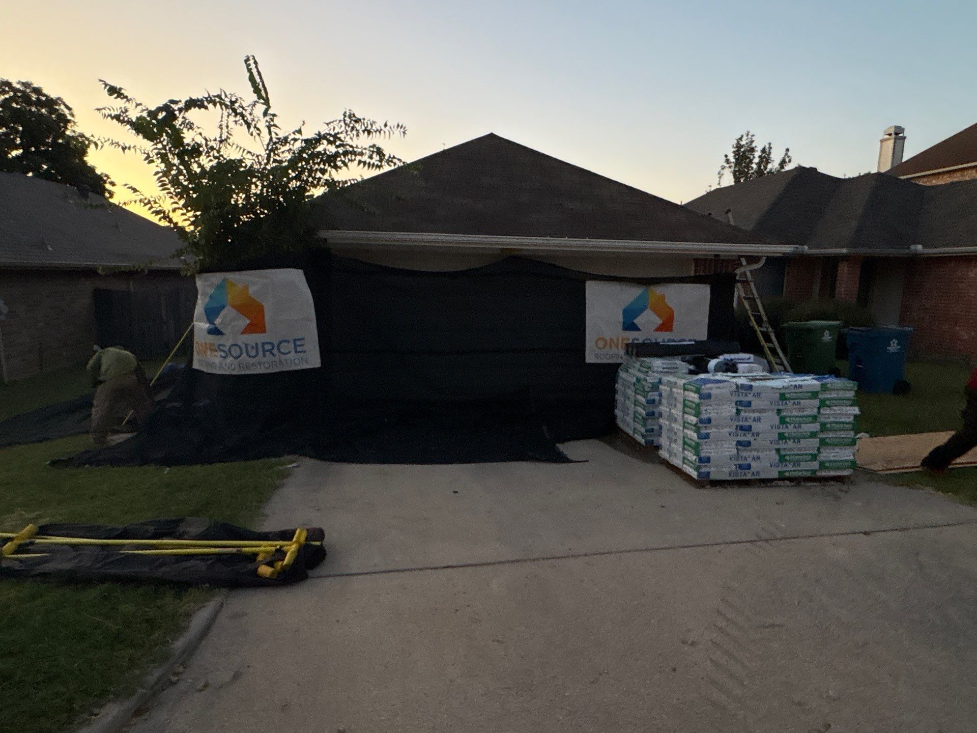 Residential Roofing Installation using Malarkey Vista Weathered Wood Plus by OneSource Roofing and Restoration
