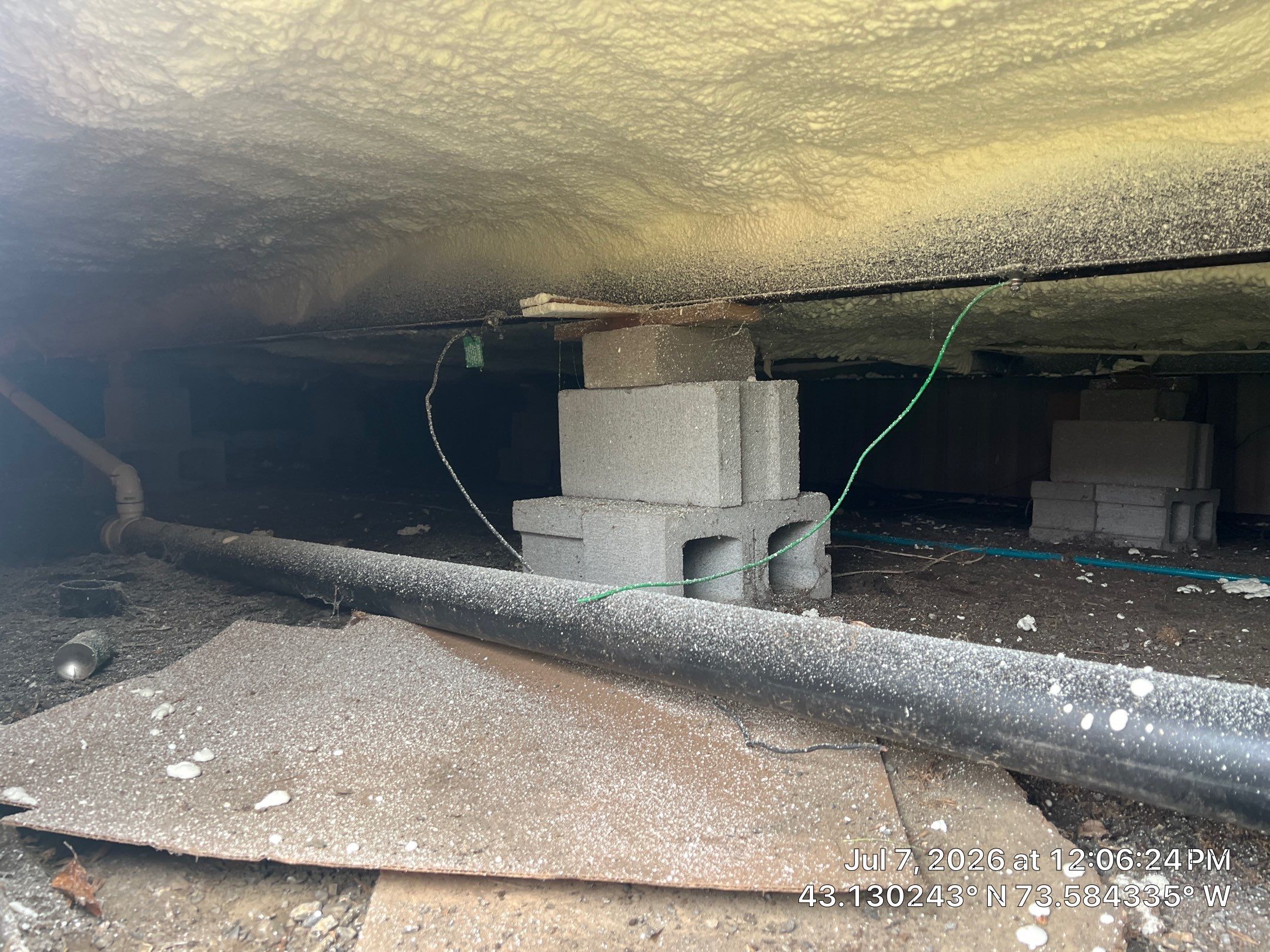 New Furnace and Mobile Home Belly Insulation Project in Greenwich by Saffron Elite Home Performance & Building Science