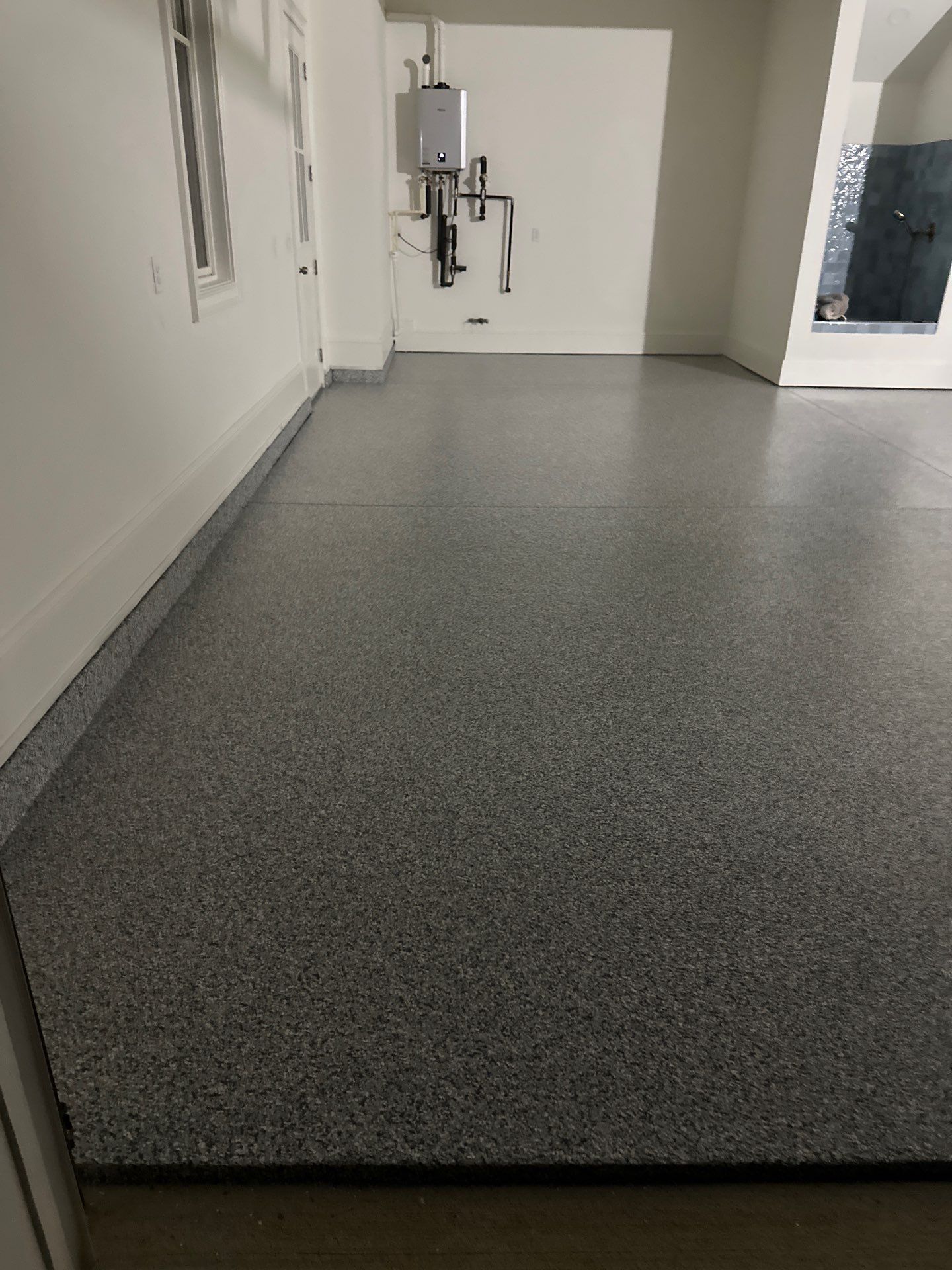 Garage Floor Coating using Gravel by My Garage Floor Guys