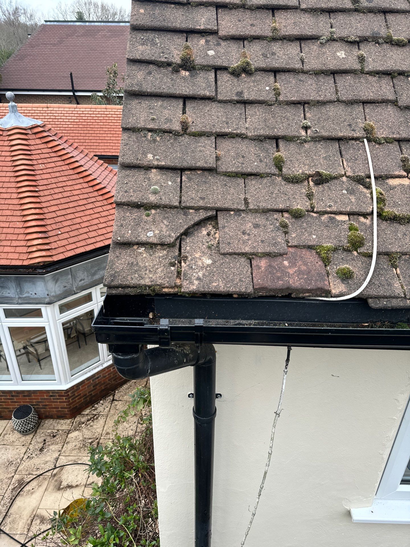 Roof and Patio Cleaning using Honda 15lpm Low Pressure Washing Machine by Ges Exterior Cleaning ltd