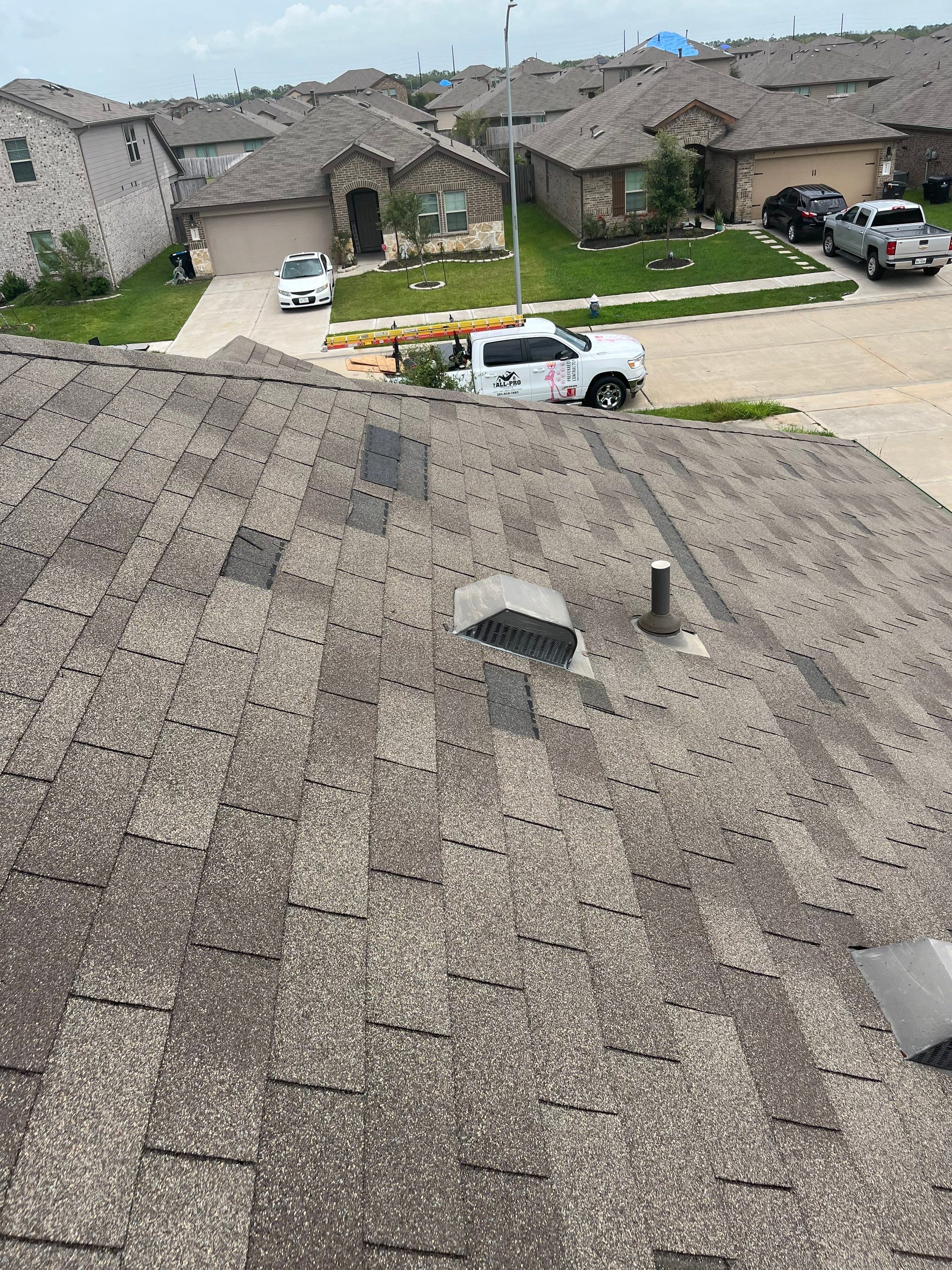 Residential Roofing Repair using Owen's Corning Duration (Lifetime) Shingles by Roof Repair Company