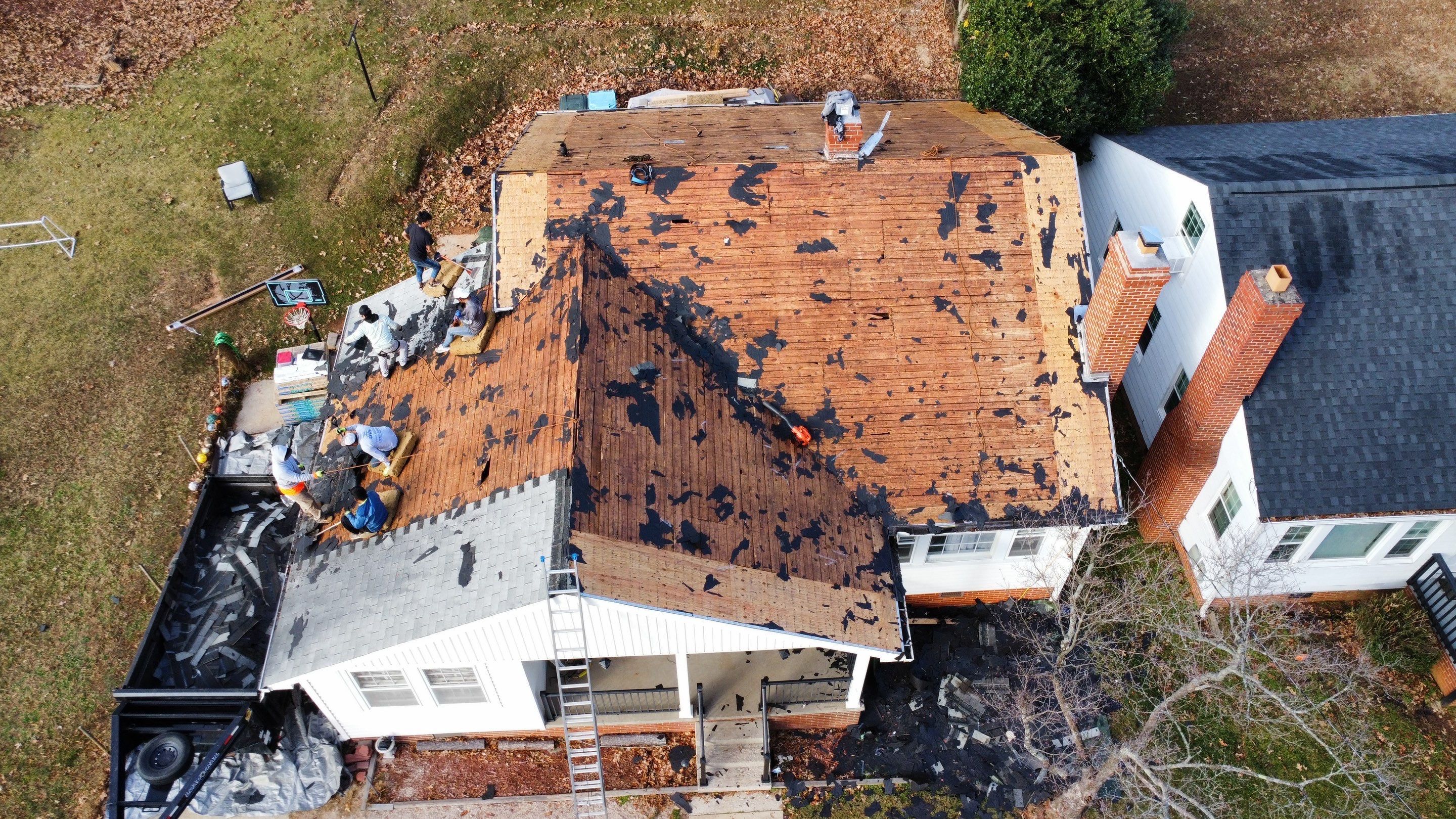 Roof replacement by hail damage by Just Brilliant Restoration JBR