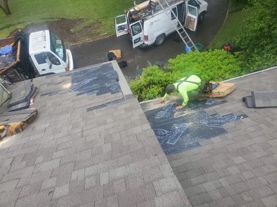 Residential Roof Repair and Decking Replacement After Tree Damage